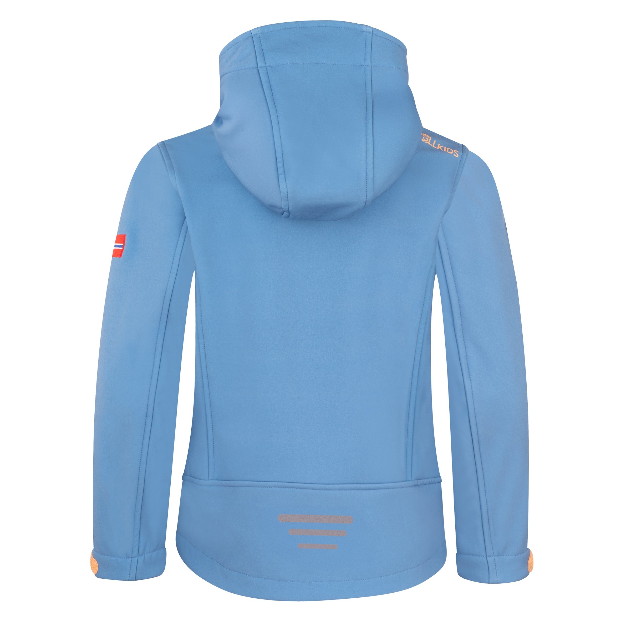 TROLLKIDS Softshelljacke »GIRLS TROLLFJORD JACKET« für Kinder und Jugendliche, sportlicher Stil, winddicht