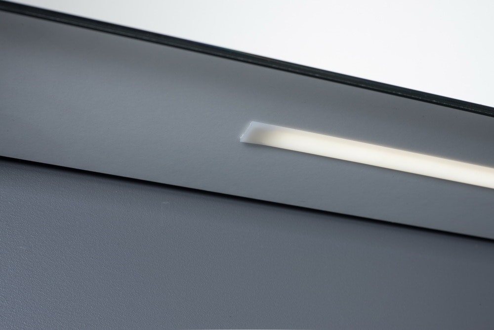 Badmöbel, bestellen welltime LED-Beleuchtung BAUR | Spiegelschrank verspiegelt, »D-Line«, mit doppelseitig