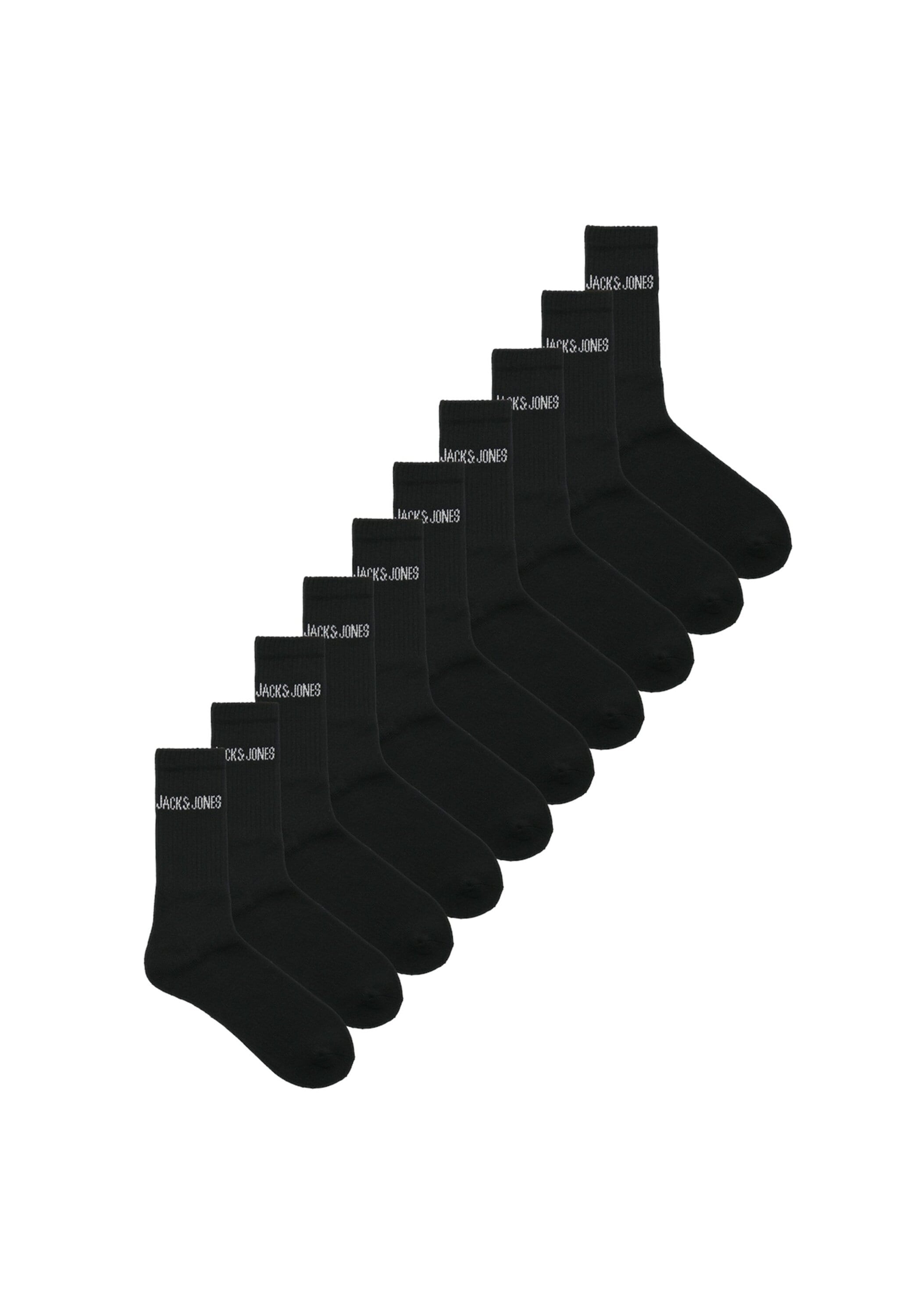 Jack & Jones Kurzsocken »Socken JACREGEN TENNIS SOCKS 10 PACK JNR LN 10er Pack«