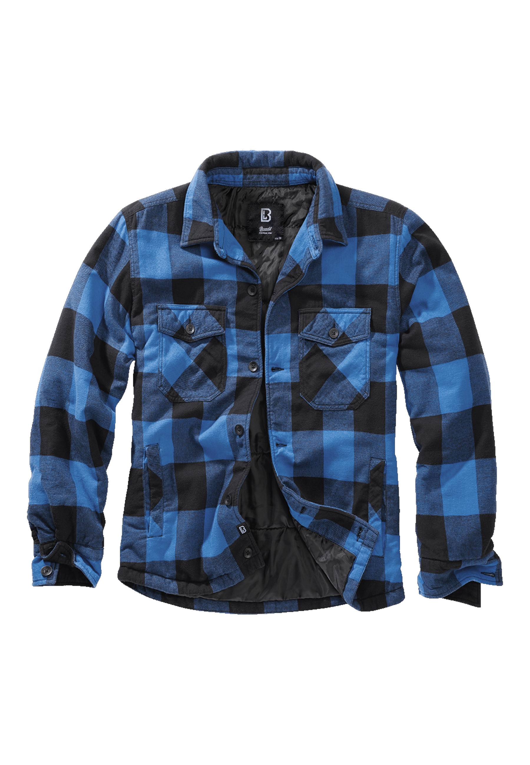 Brandit Veste Lumberjack Black / Blue 3XL Homme