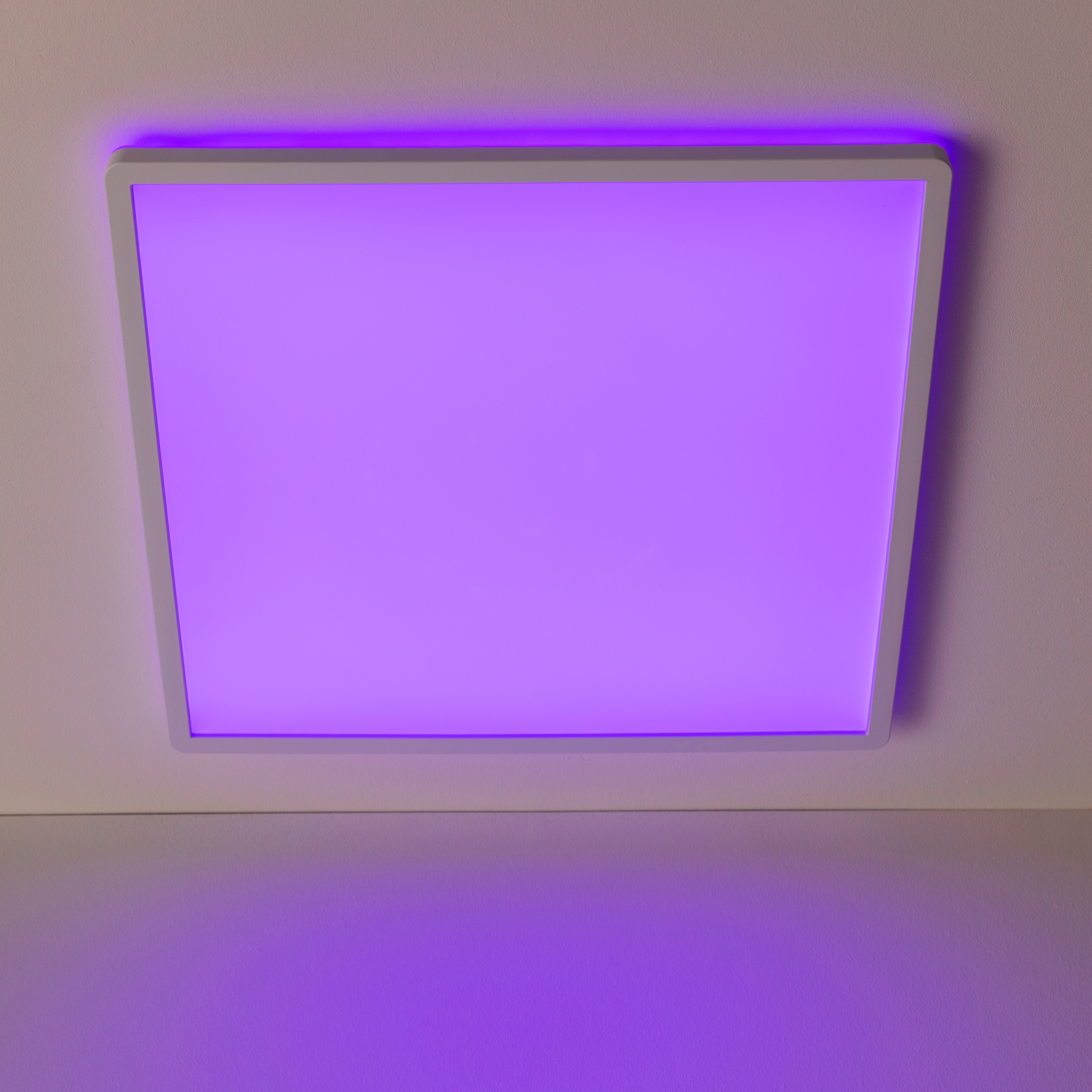 BreLight LED Deckenleuchte »Tanida« LED-Modul 1 Stk. Neutralweiß 42 x 42 cm, RGB, LED, 3000 lm, 4000 K, dimmbar, Fernbedinung, weiß