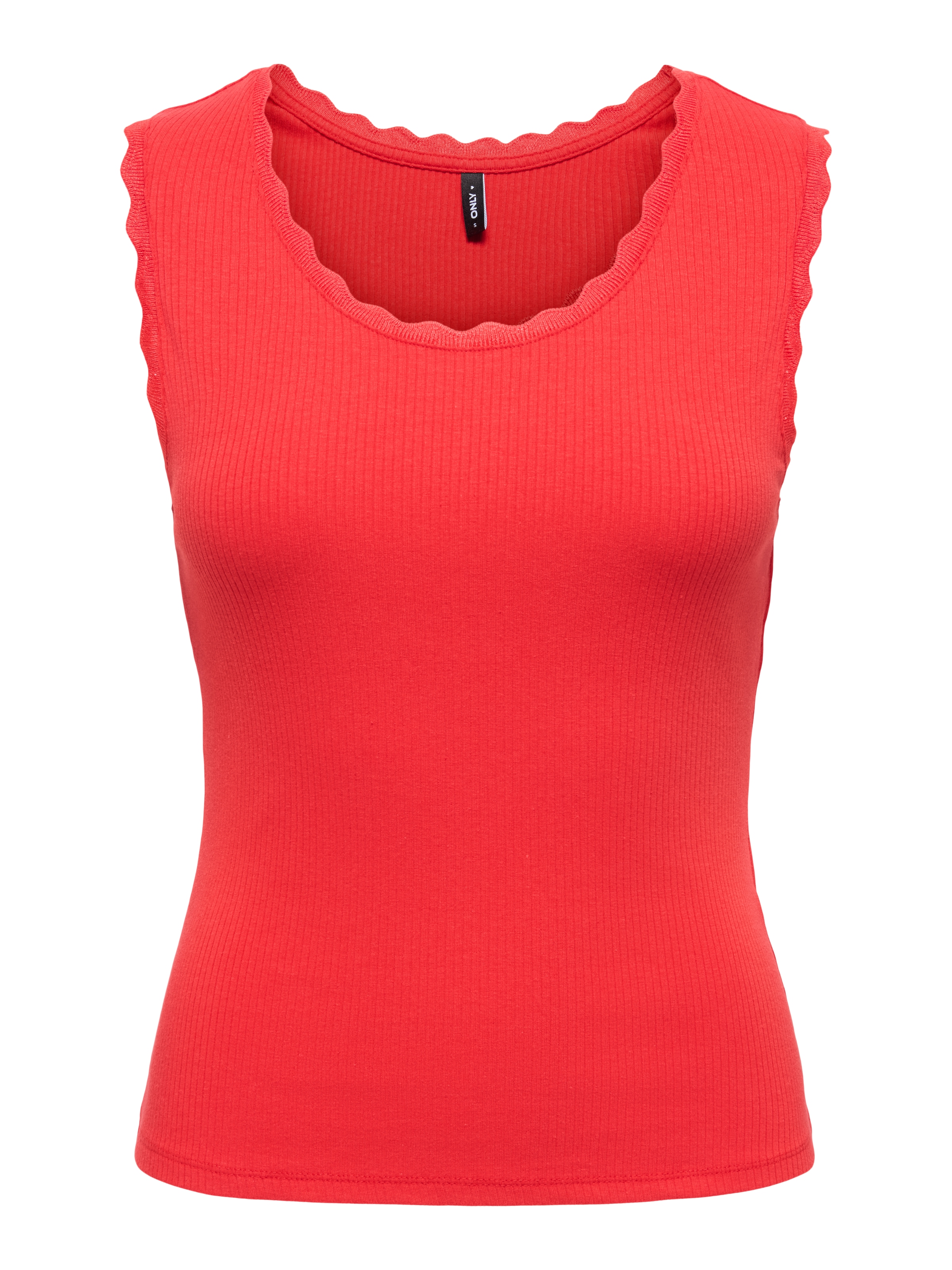 ONLY Tanktop »ONLLUNI S/L TANK TOP CS JRS« Baumwollmischung, regular fit, Rundhals