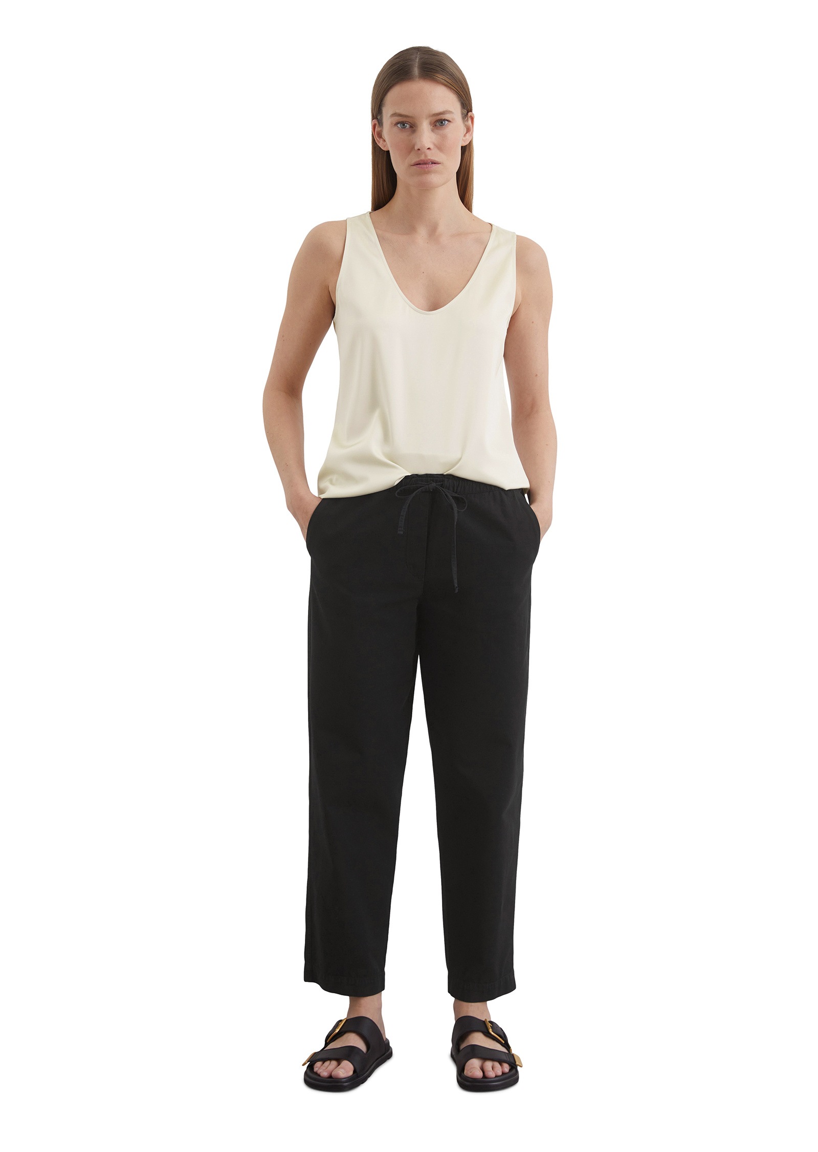Marc O'Polo Chinohose »aus Organic-Cotton-Leinen-Mix«