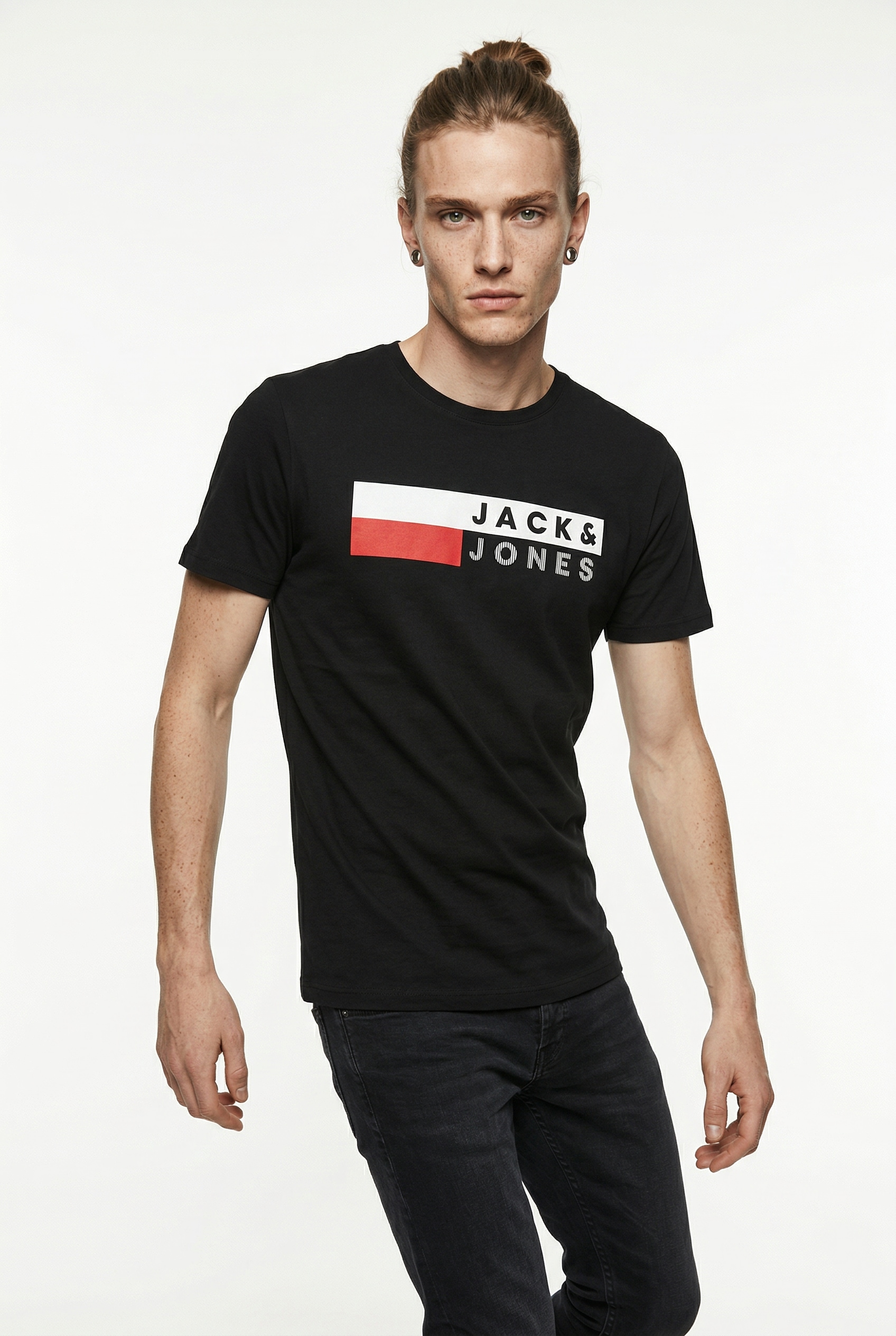 Jack & Jones PlusSize Rundhalsshirt "JJECORP LOGO TEE SS O-NECK NOOS PLS" Baumwolle, regular fit