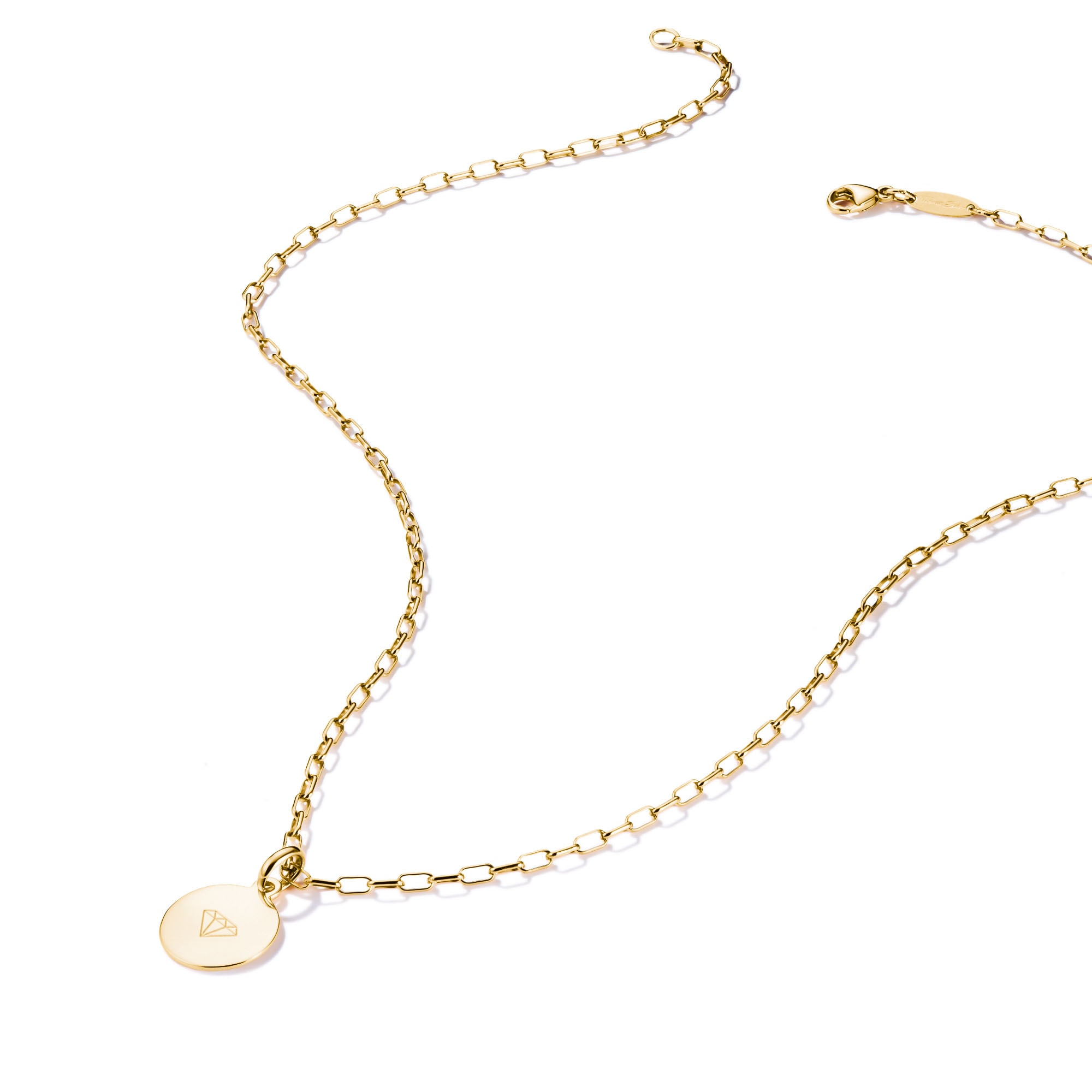 THOMAS SABO Collierkettchen »Paperclip-Kette, KE2328-001-21-L45v,L70v, KE2328-413-39-L45v,L70v«