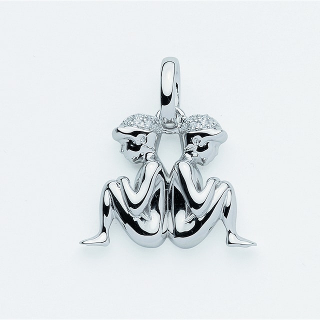 Adelia´s Kette mit Anhänger »925 Silber Sternzeichen Anhänger Zwilling mit  Zirkonia«, Schmuckset - Set mit Halskette | BAUR