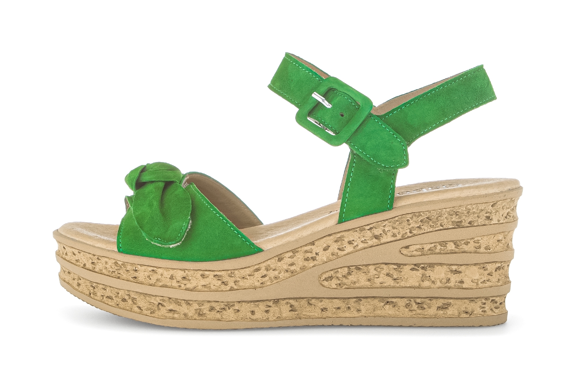 Gabor Keilsandalette, Plateau, Sommerschuh, Riemchensandale mit Klettverschlüssen