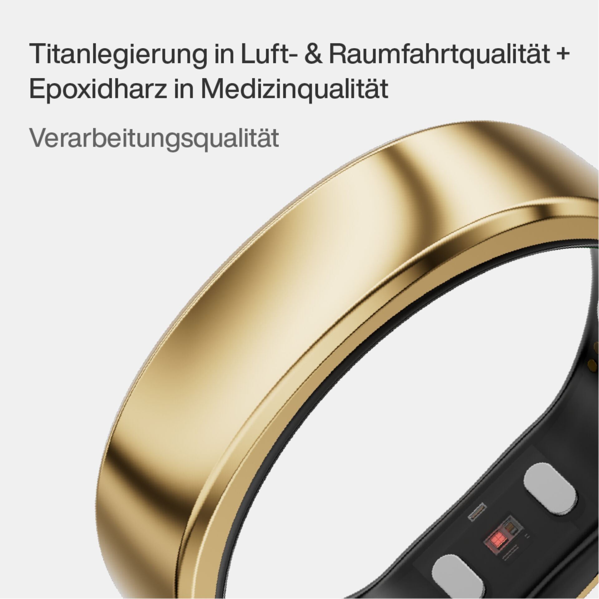 RingConn Smart Ring »Gen2 - der perfekte Begleiter für Ihre Gesundheit und Fitness« eine gratis App bietet detaillierte Einblicke in die Gesundheitsdaten
