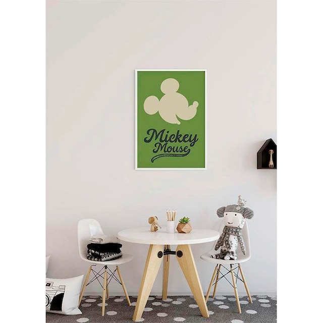 Komar Poster »Mickey Mouse Green (1 | St.), Head«, Schlafzimmer, Wohnzimmer Disney, BAUR Kinderzimmer