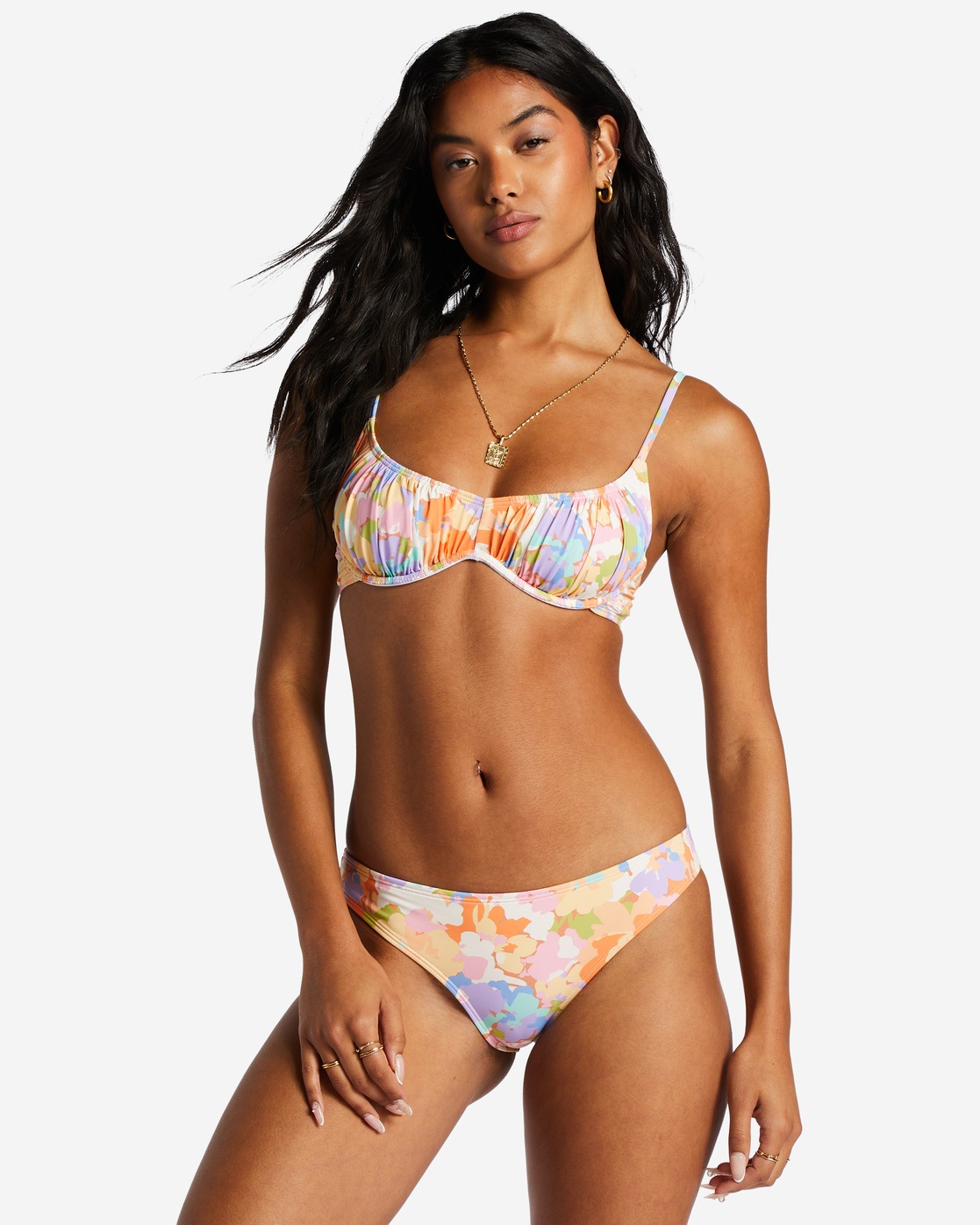 Billabong Bandeau-Bikini-Top "Paradise Cove Ruched Bralette"