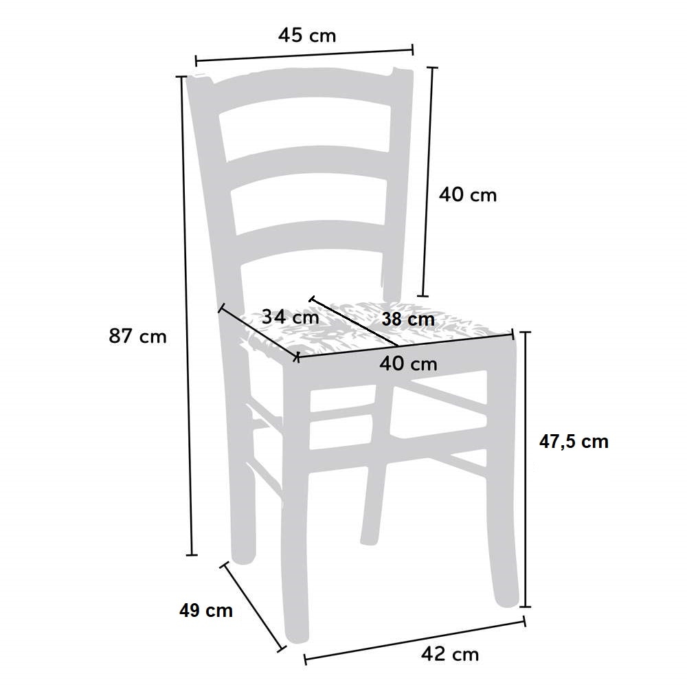 Home affaire Esszimmerstuhl »Super Paesana«, (Set), 2 St., aus Buche Massivholz