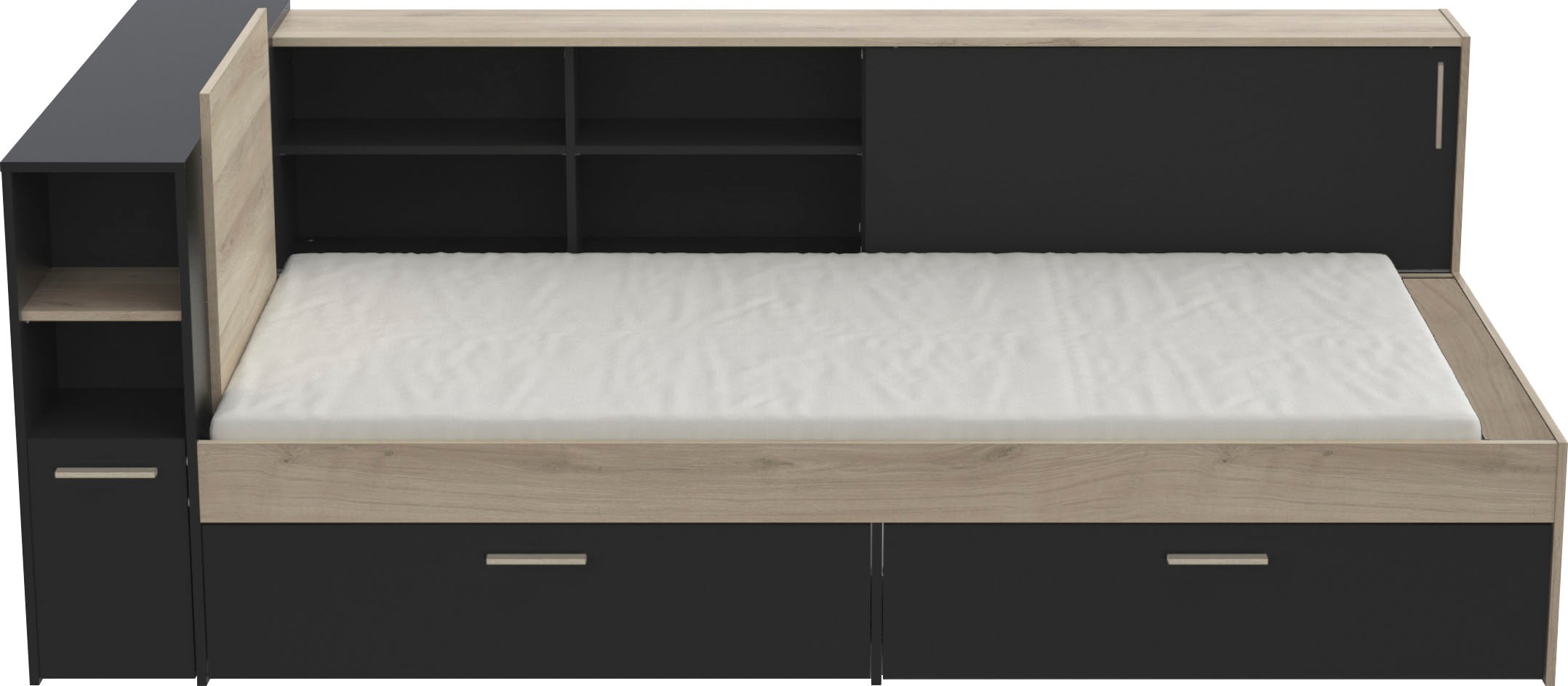 Demeyere GROUP Stauraumbett "Life" ideal für kleine Räume, platzsparend, viel Stauraum