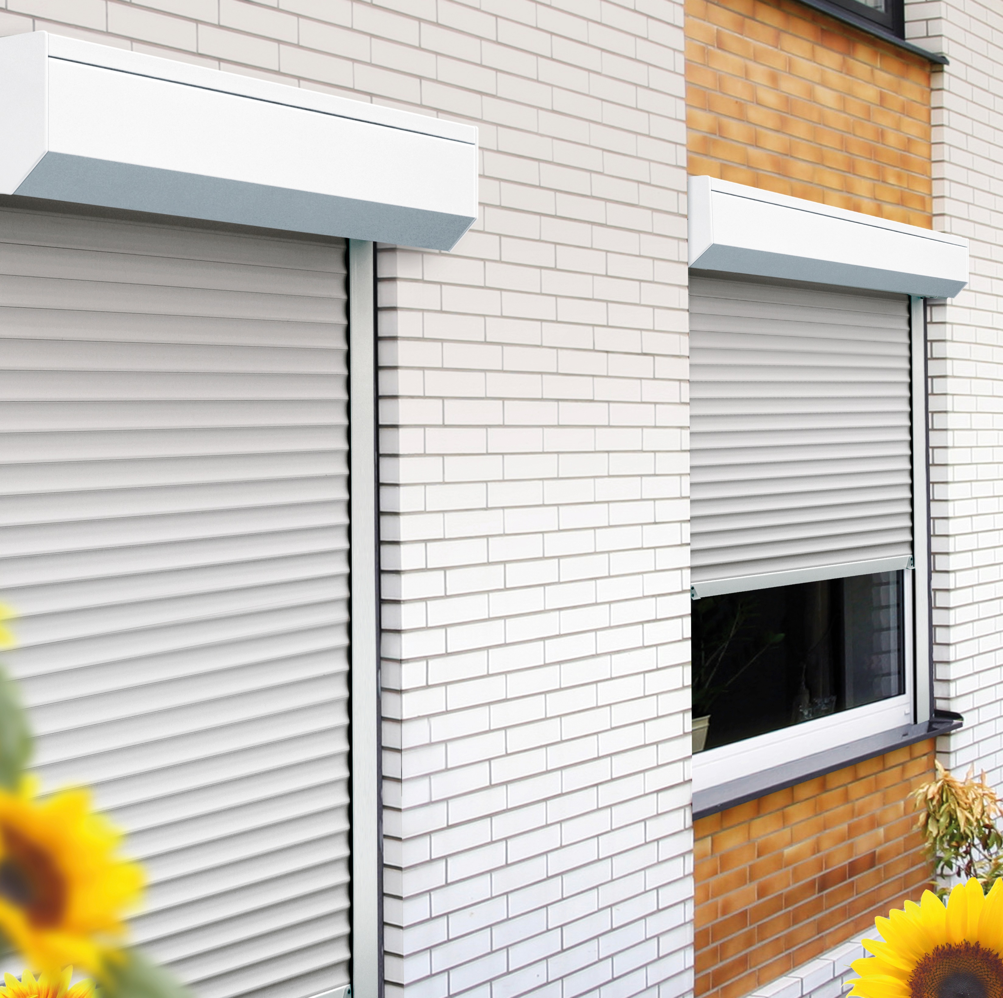 Thumbnail - SCHELLENBERG Vorbaurollladen "Set für Fenster und Türen, Mini System für 40 mm Stahlrohrwellen", (Set), PVC Jalousie, in...