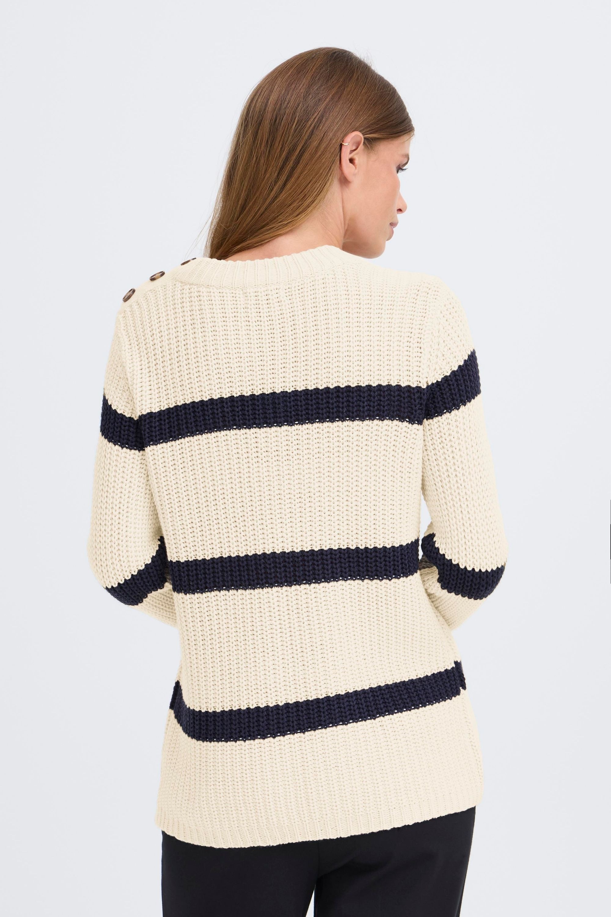 OXMO Strickfleece-Pullover »Strickpullover OXFKANNA«