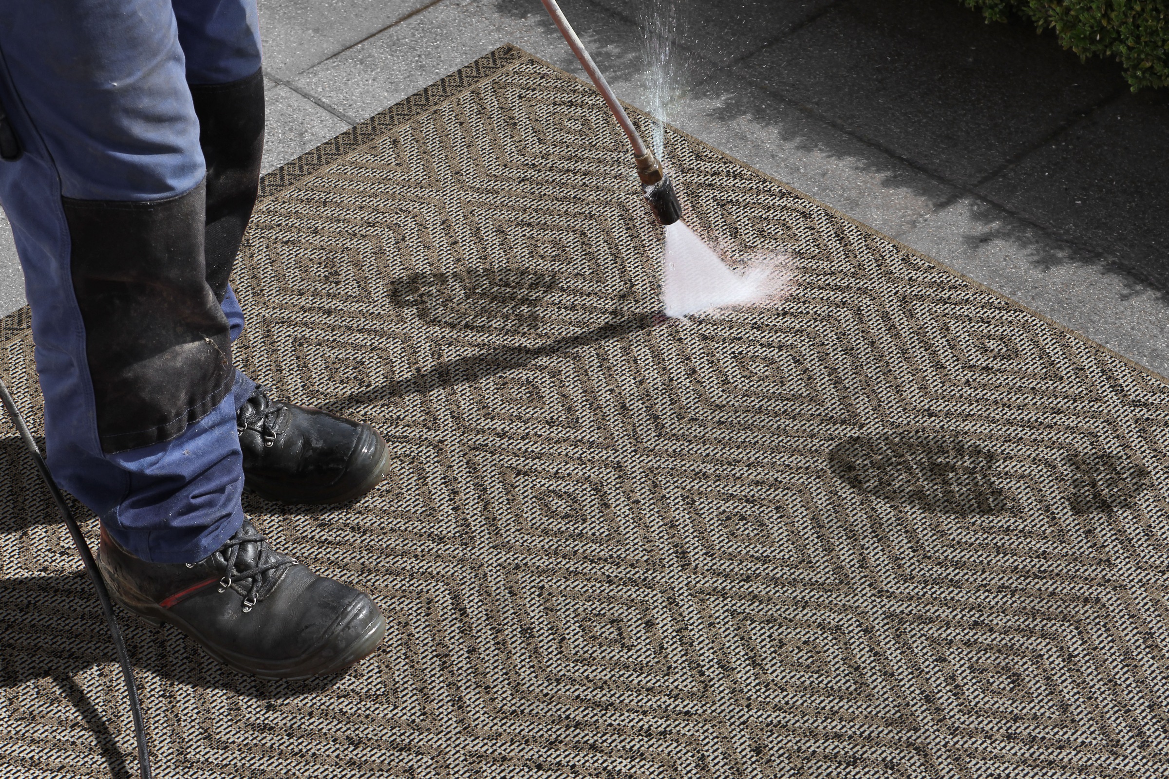 freundin Home Collection Läufer »Sea«, rechteckig, 4 mm Höhe, In-und Outdoor geeignet, Strapazierfähig und pflegeleicht, Flachgewebe
