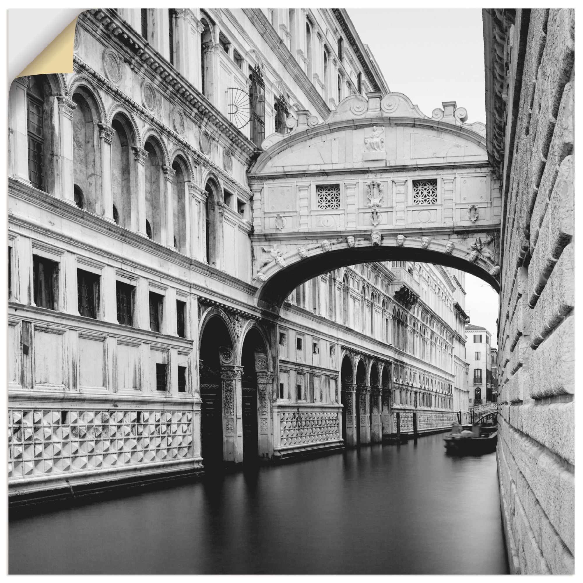 Artland Wandbild »Seufzerbrücke«, Wandaufkleber versch. Größen | BAUR als Poster Italien, Alubild, Leinwandbild, kaufen St.), oder in (1
