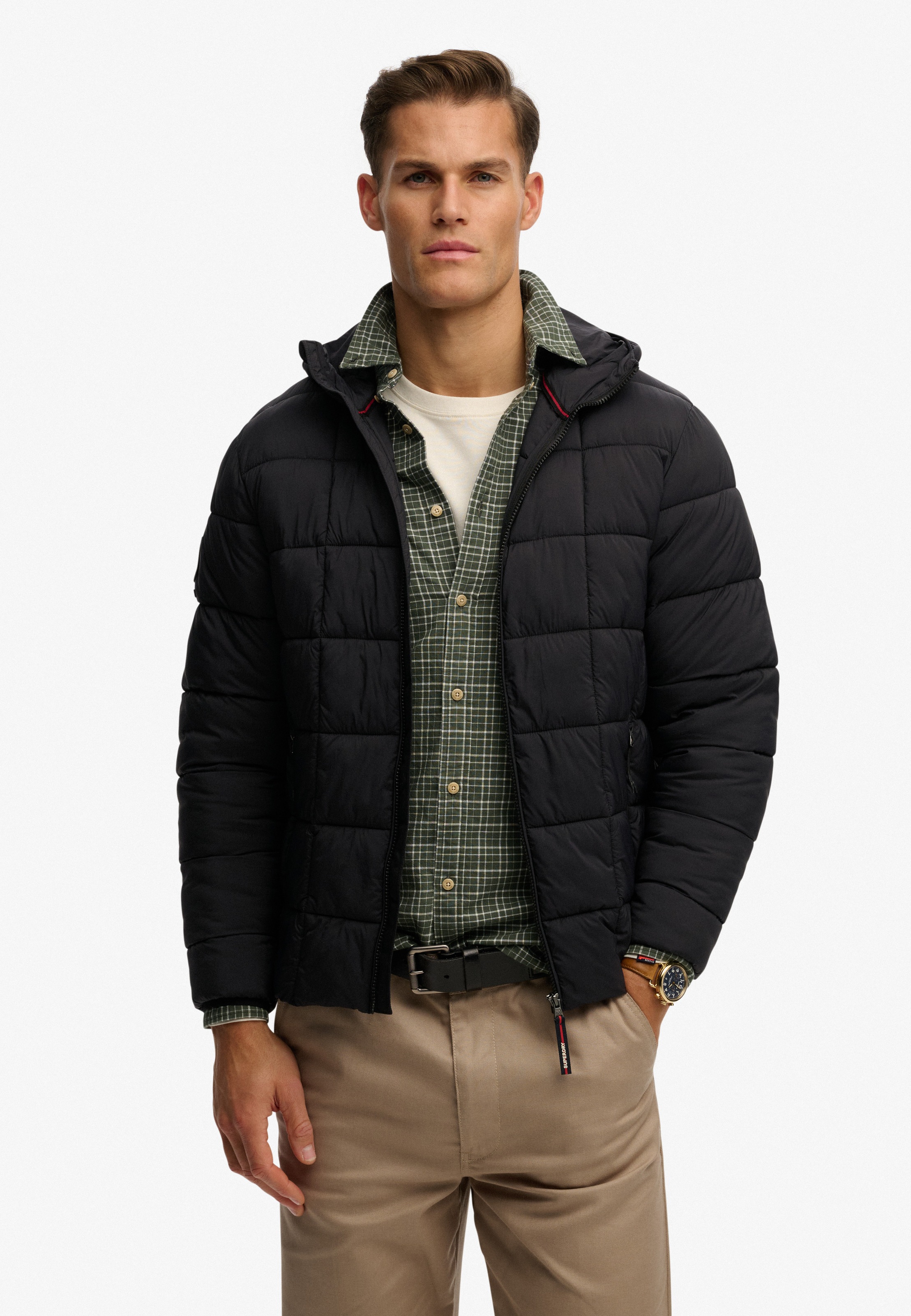 Superdry Steppjacke "HOOD BOX QUILT FUJI LITE JKT" günstig online kaufen