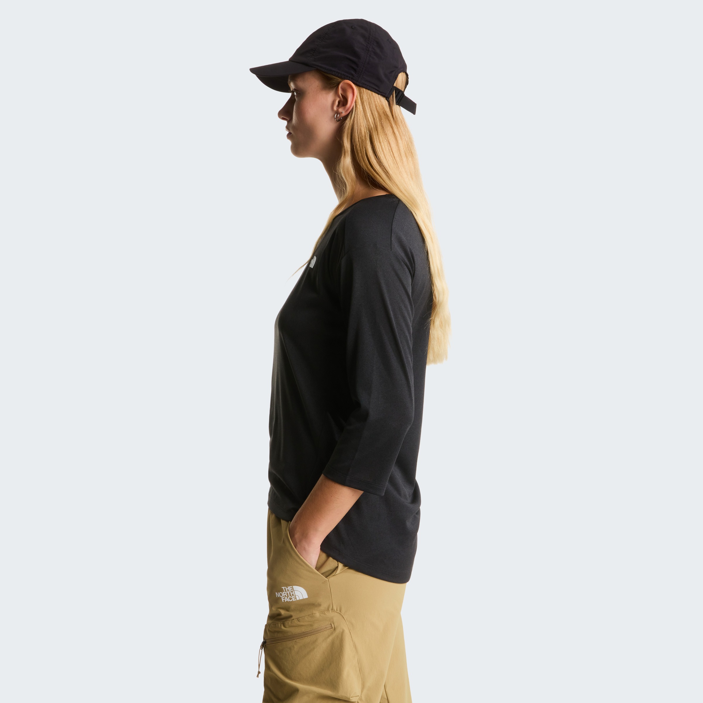 The North Face T-Shirt »W TANKEN 3/4 T-SHIRT« für sportliche Aktivitäten und Fitness, sportlicher Stil