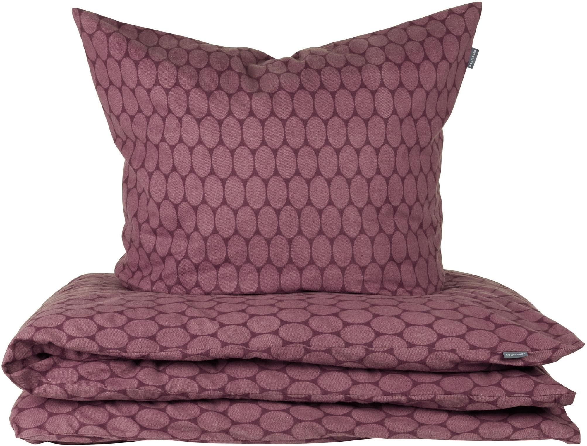 Schiesser Bettwäsche »Drops aus weicher Baumwolle mit modernem Grafikprint«, MADE IN GREEN by OEKO-TEX®-zertifiziert