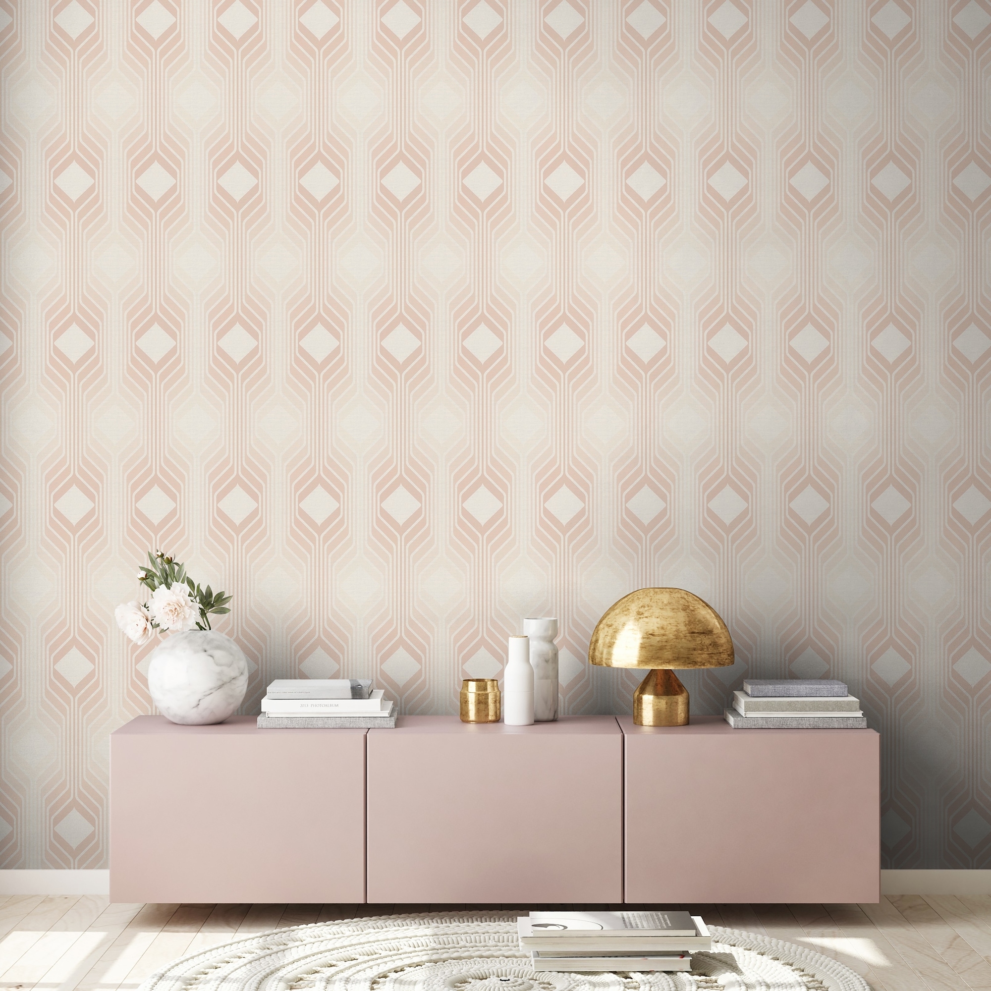 A.S. Création Vliestapete "Retro Chic 3D-Tapete Mustertapete Vintage 3D" matt strukturiert Vliestapete Kacheln für Schlafzimmer Küche Wohnzimmer 3D Design modern