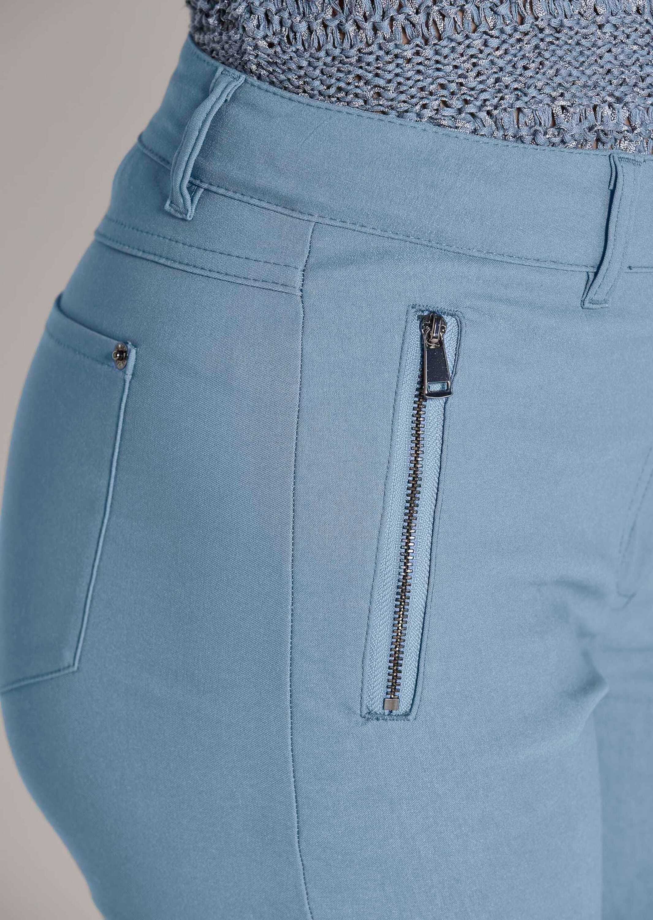 MADELEINE Stoffhose »Hose Enge Hose mit Reißverschlusstaschen«
