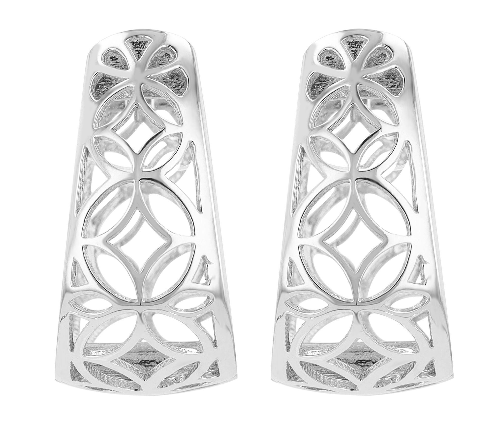 Adelia´s Klappcreolen »Ohrringe – Klappcreole aus 925 Silber« Ideal als Geschenk für besondere Anlässe
