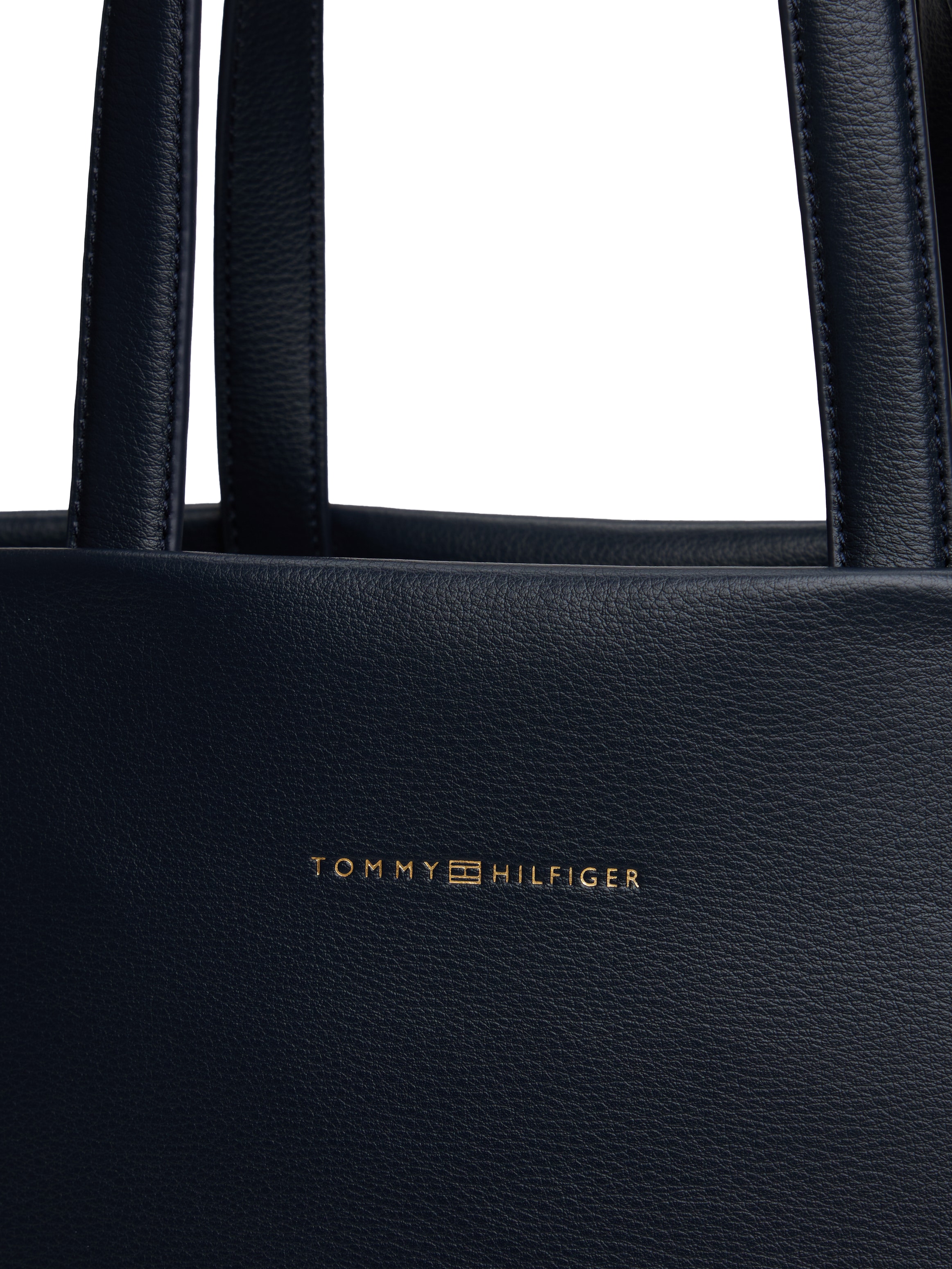 Tommy Hilfiger Tragetasche »TH LOGOTAPE TOTE«, Damen Shopper, Umhängetasche mit Logoschriftzug