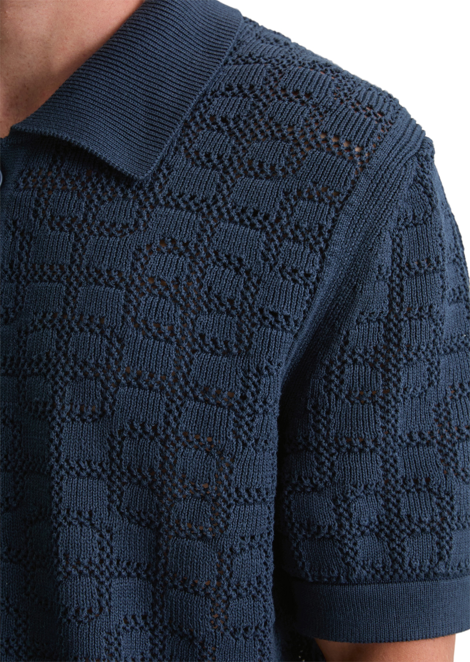 Marc O'Polo DENIM Kurzarmhemd »aus reiner Bio-Baumwolle«