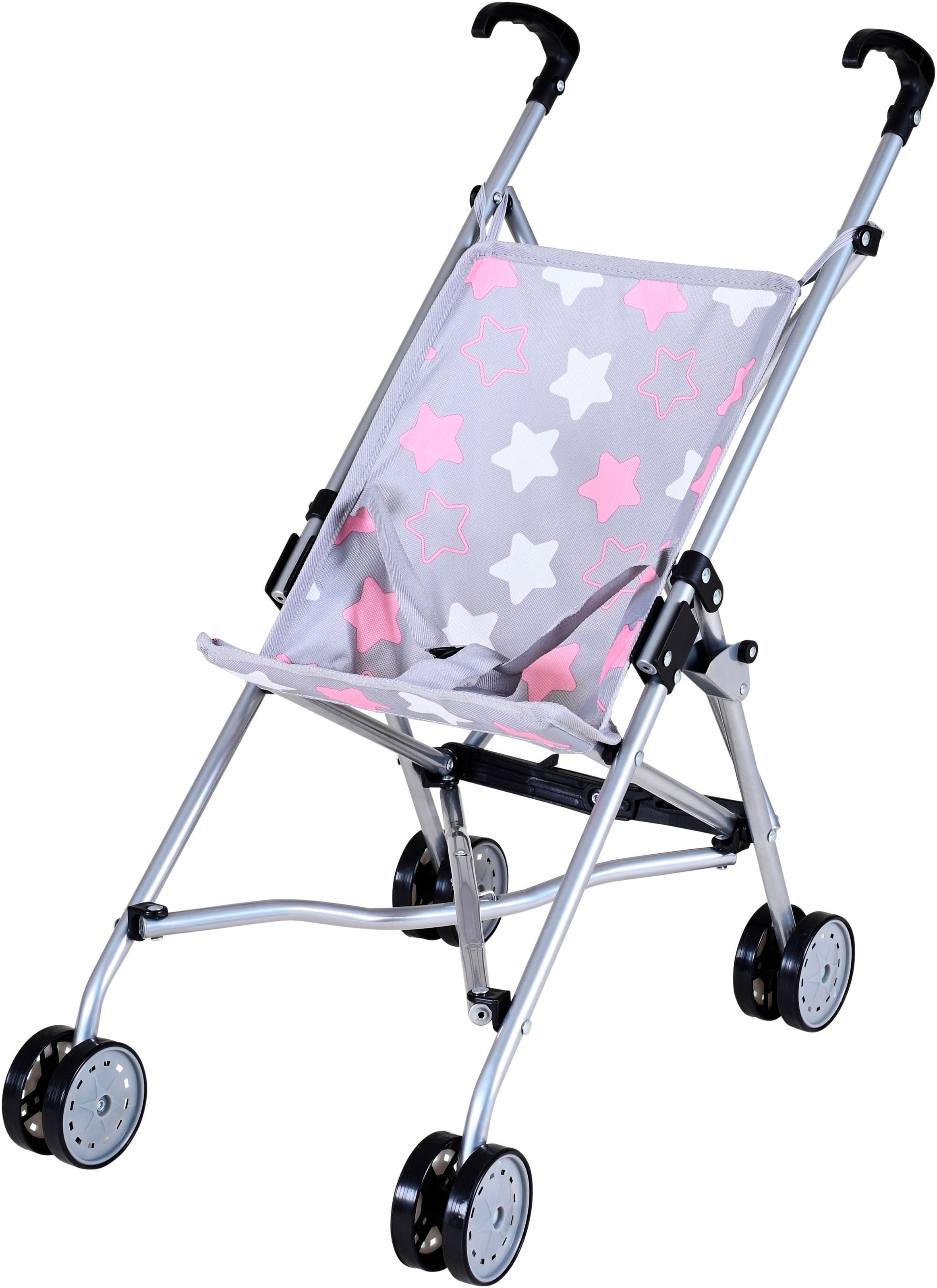 Knorrtoys Puppenbuggy Sim Star Grey Pink BAUR knorrtoys-puppenbuggy-sim-star-grey-pink-baur