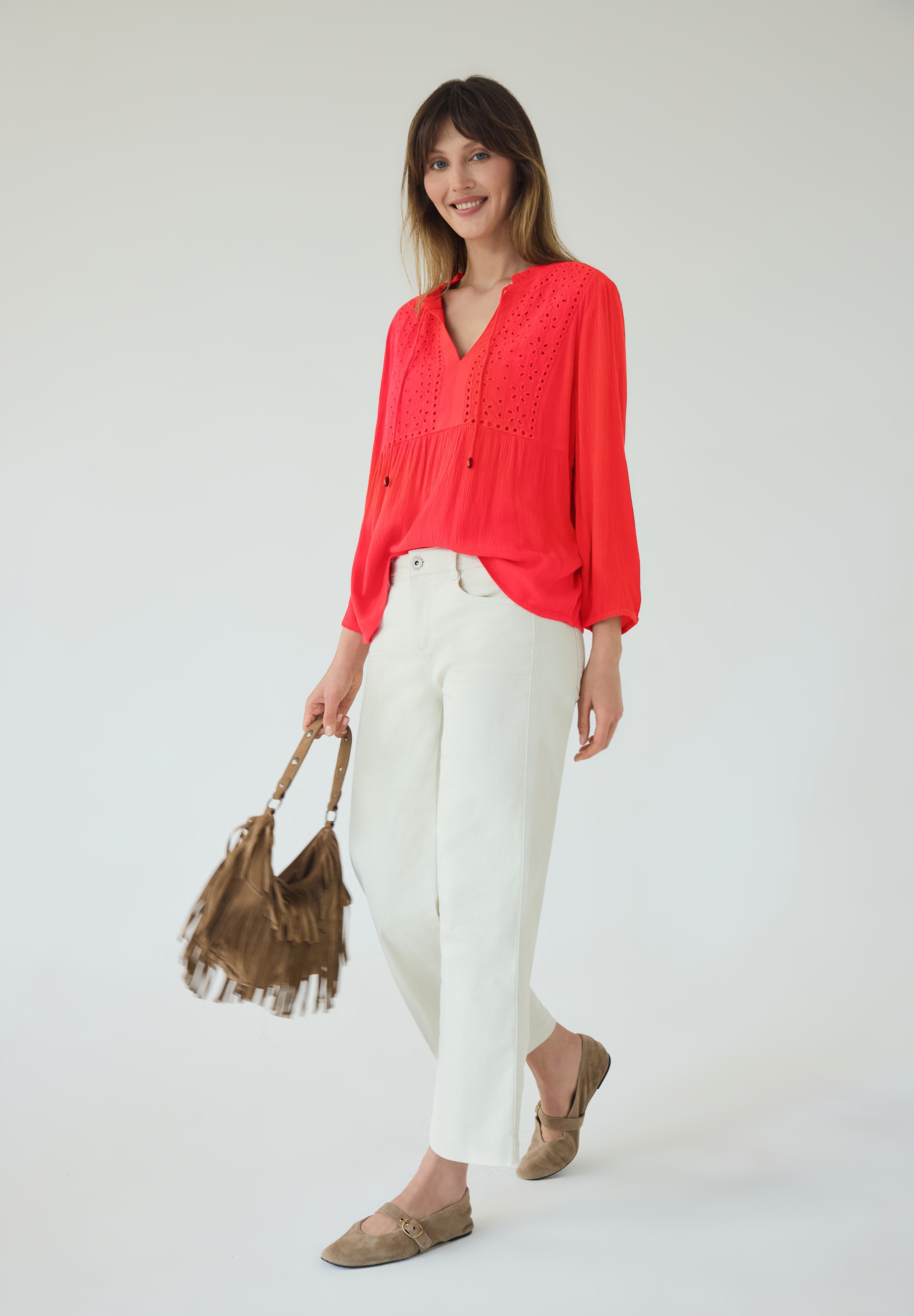 STREET ONE STUDIO Shirtbluse mit 3/4 Ärmeln