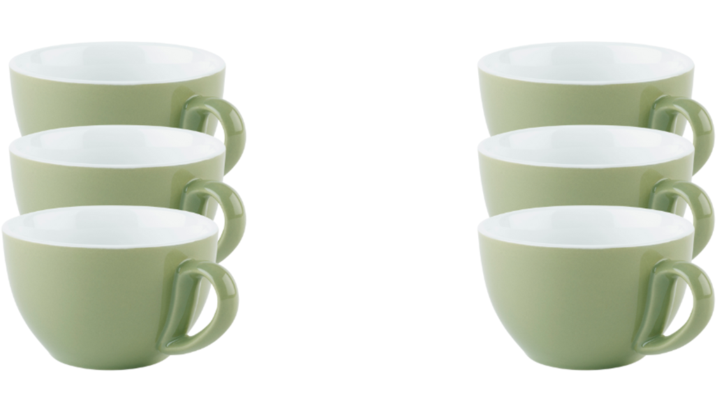 Cappuccinotasse »6er Set Cappuccino Tassen -SNUG-«, (Set, 6 tlg.), für Heißgetränke...