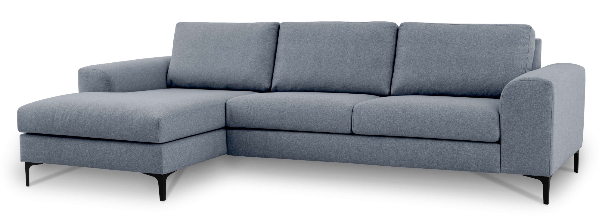 INOSIGN Ecksofa »Henry«, mit Metallbeinen, in modernem Design