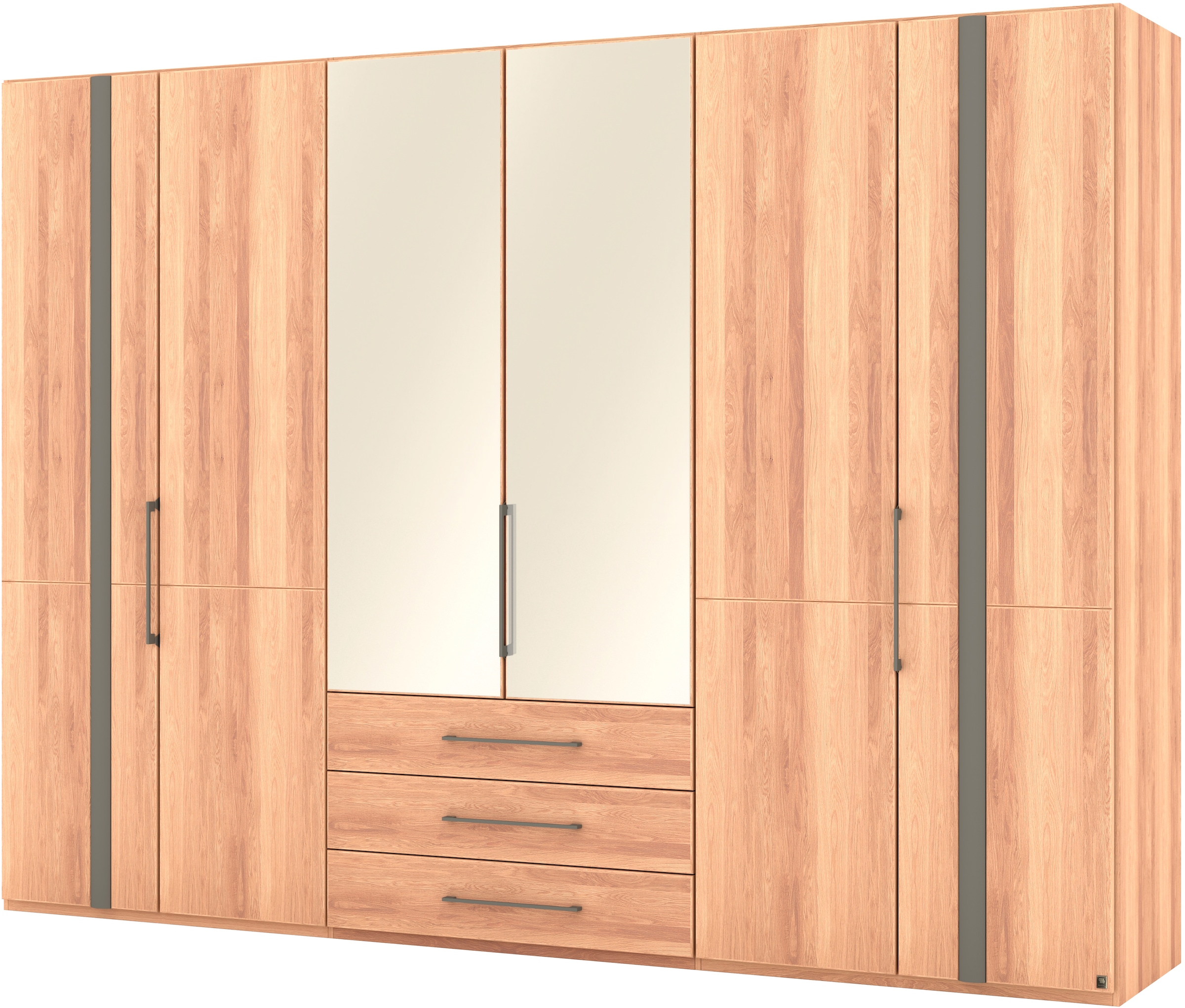 Musterring Drehtürenschrank "Sorrent, Kleiderschrank, teilmassiv Eiche", (m günstig online kaufen