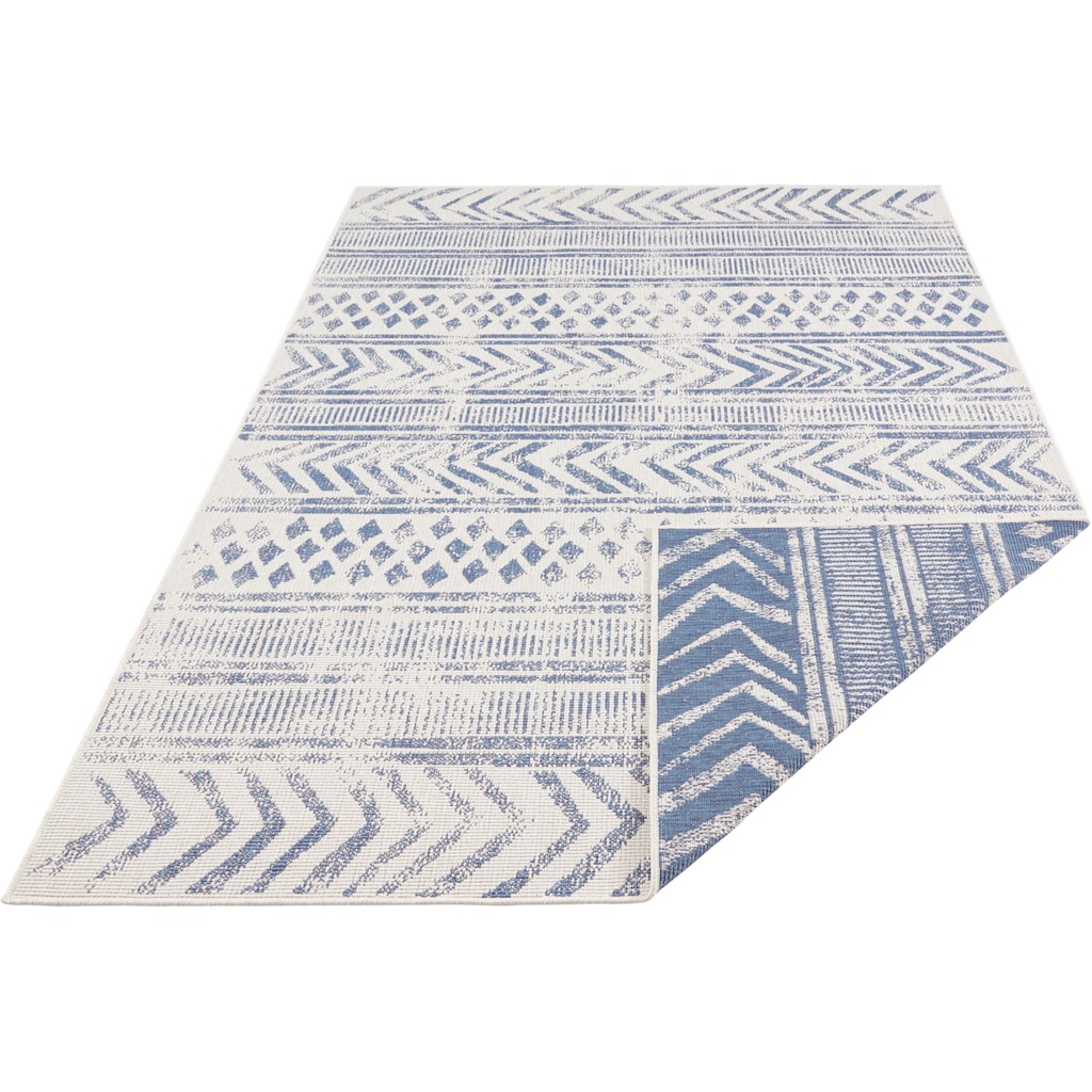 NORTHRUGS Teppich »BIRI Wendeteppich«, rechteckig, In-& Outdoor, Wetterfest, Balkon, Garten, Wohnzimmer, Wasserfest, Boho