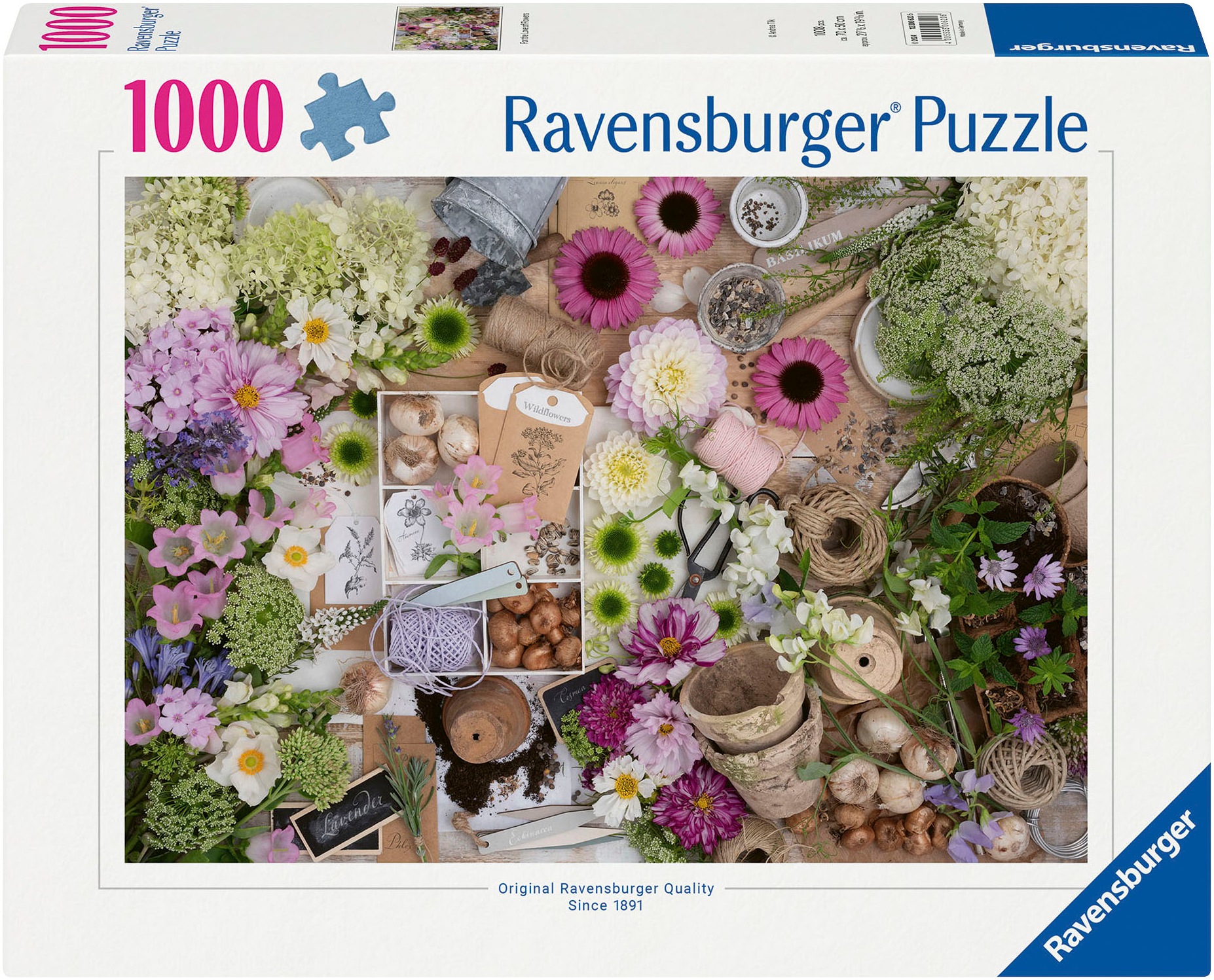 Puzzle »Prachtvolle Blumenliebe«, Made in Germany; FSC® - schützt Wald - weltweit