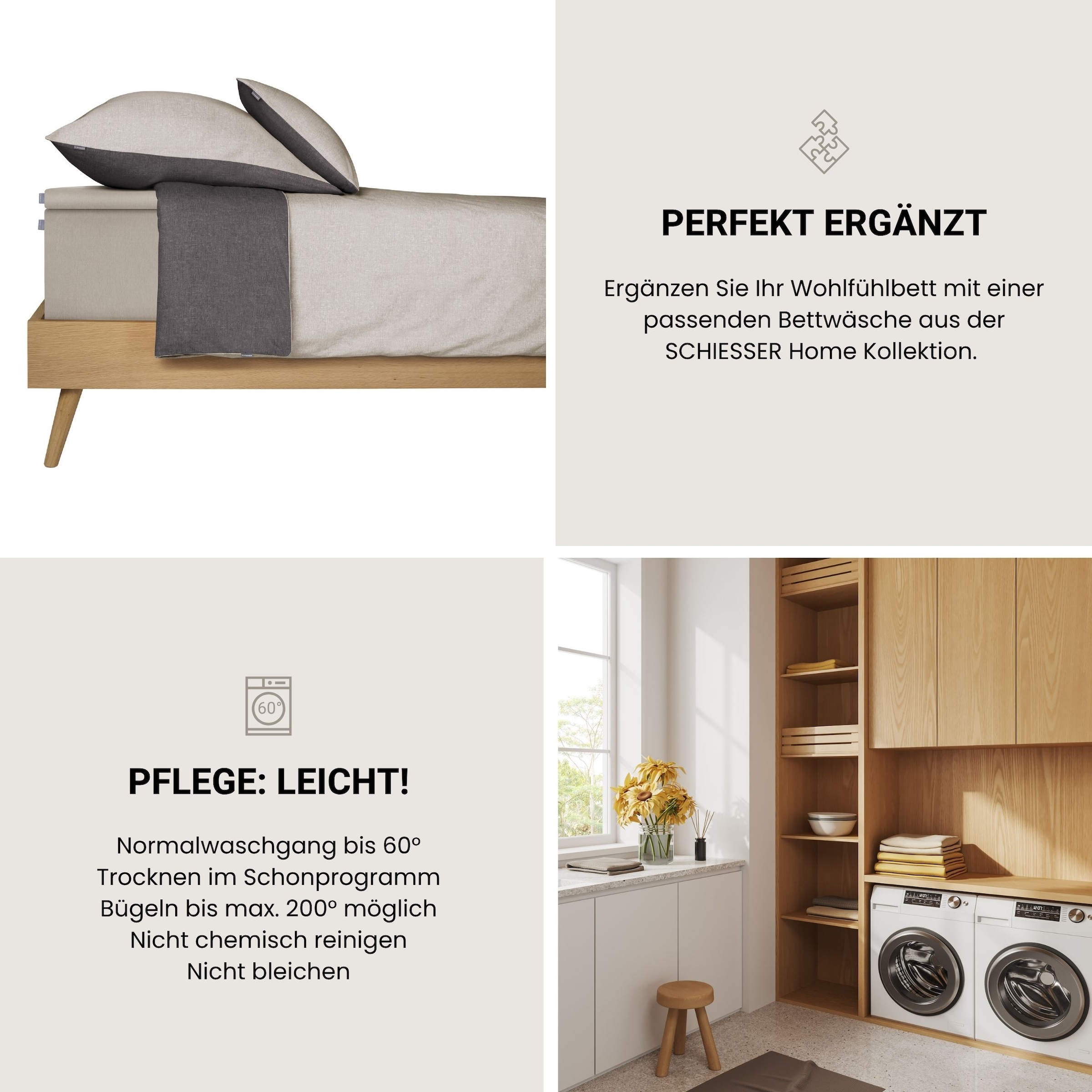 Schiesser Spannbettlaken »Flexi für Topper aus 95% Baumwolle und 5% Elasthan für flexiblen Sitz« für Matratzen bis zu 10 cm Höhe, OEKO-TEX® MADE IN GREEN
