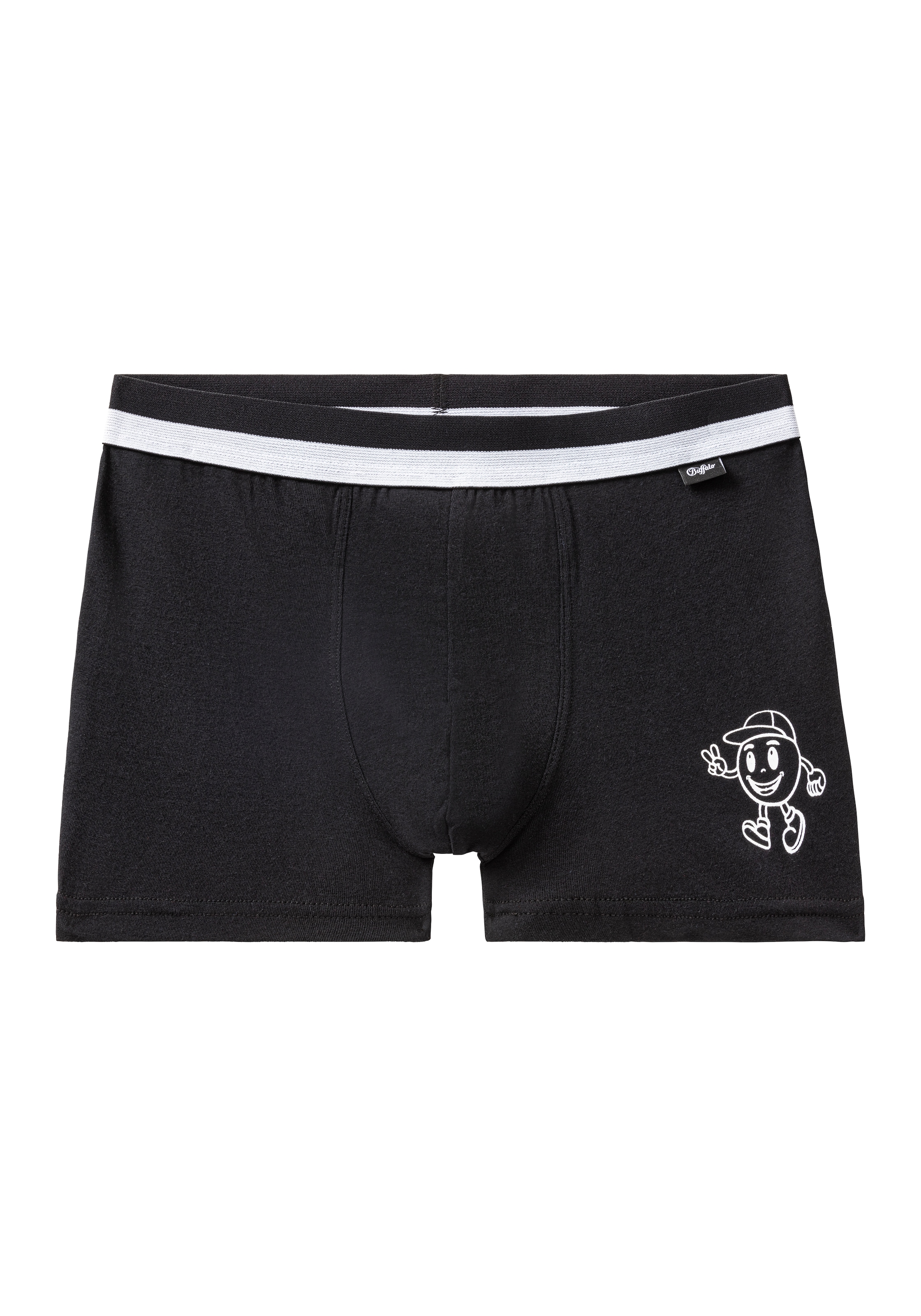 Buffalo Boxer »Boxershorts für Jungen«, (Packung, 4 St.), mit witzigen Icons bedruckt