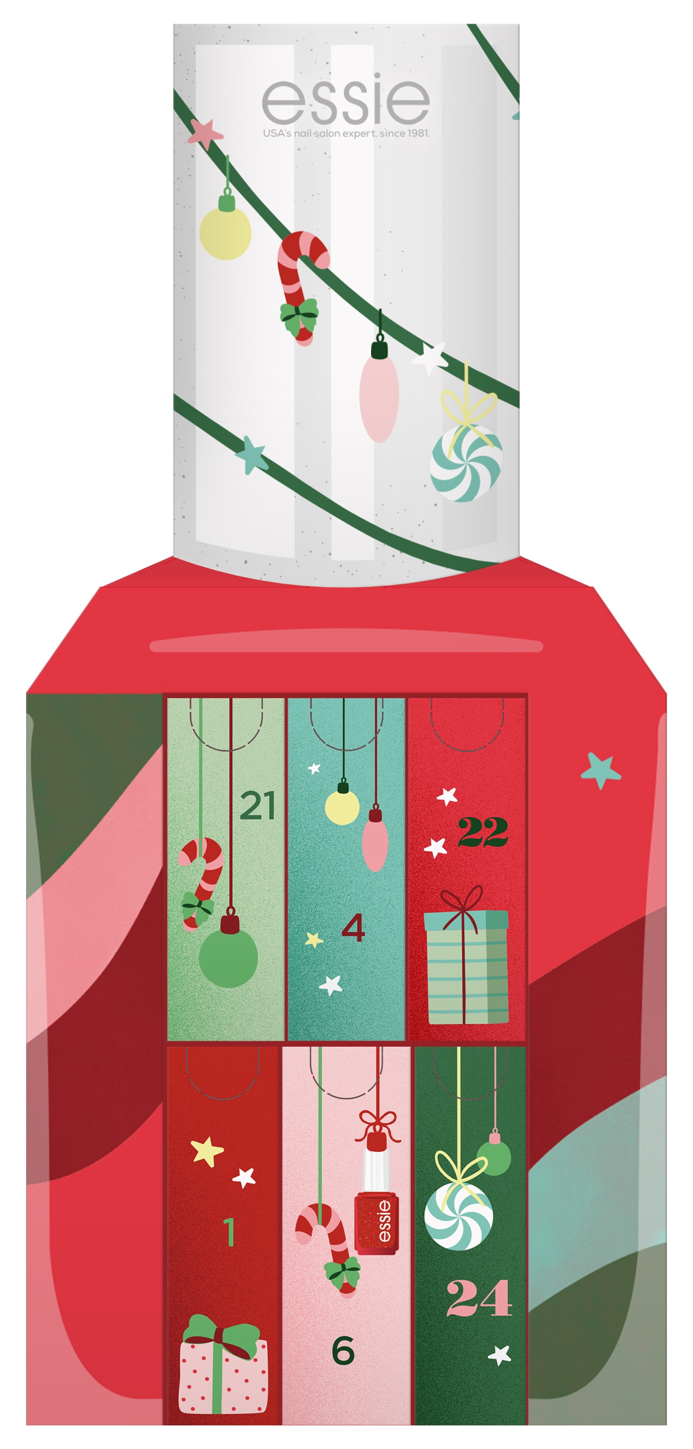 essie Adventskalender »Essie Adventskalender 2024«, ab 13 Jahren