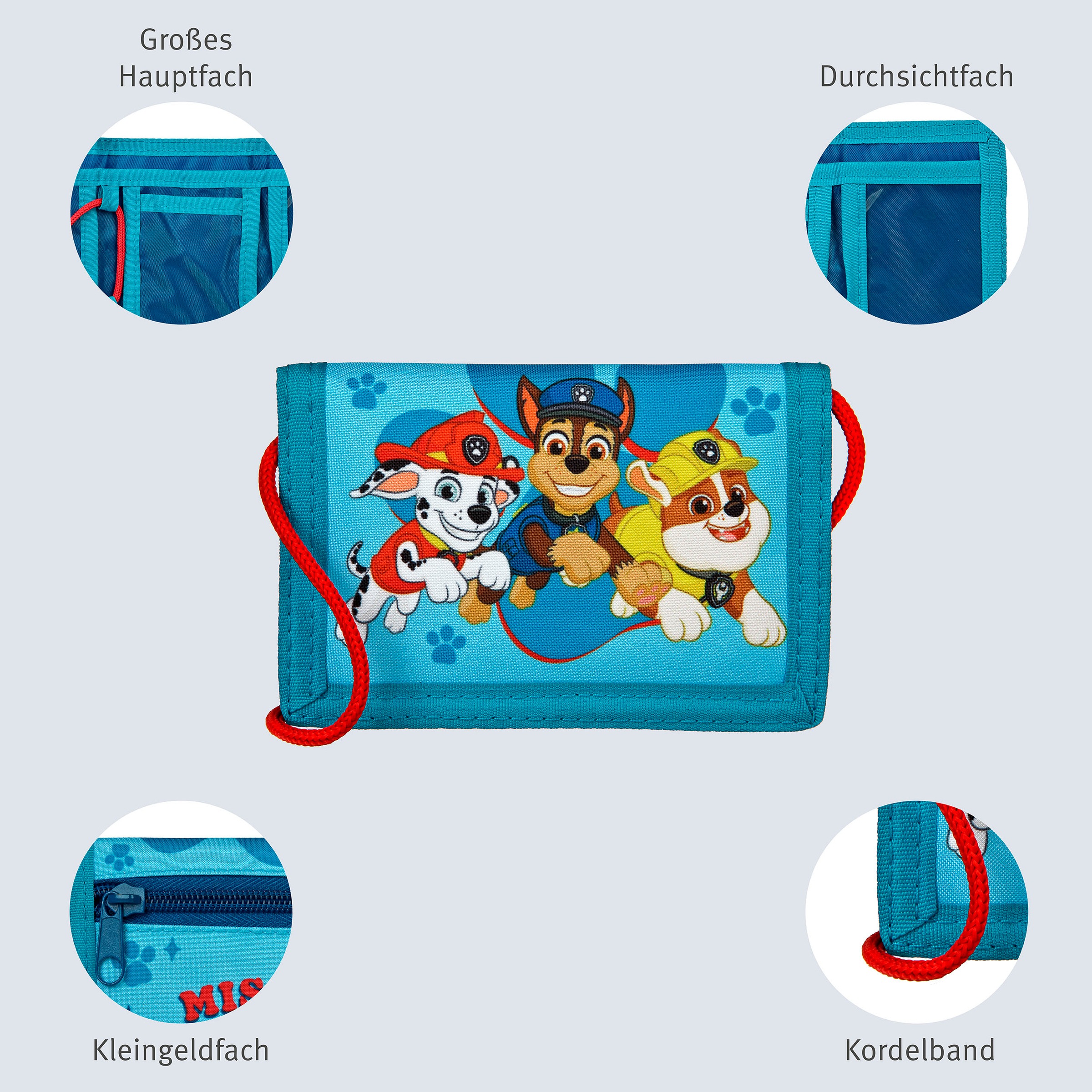 UNDERCOVER Kinderrucksack »Paw Patrol«, inklusive Geldbeutel