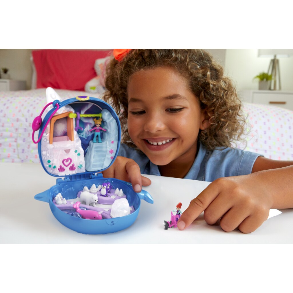 Polly Pocket Spielwelt »Narwal-Eisspaß Schatulle«