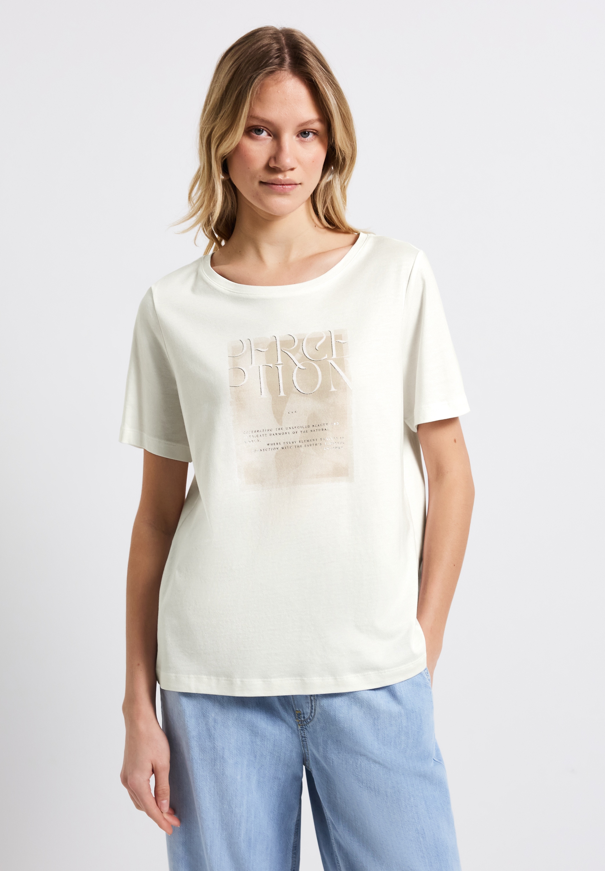 STREET ONE T-Shirt, mit Rundhalsausschnitt