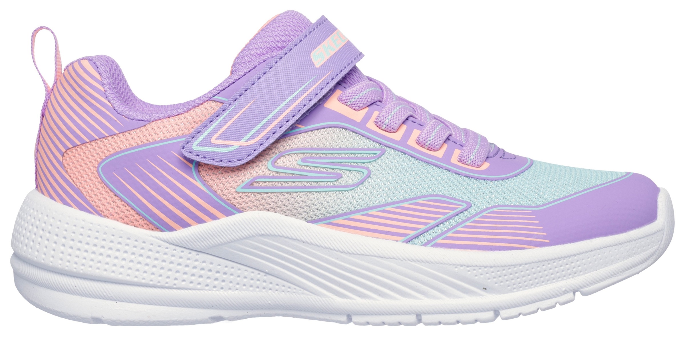 Skechers Sneaker »MICROSPEC ADVANCE«, Freizeitschuh mit Klettverschluss, Größenschablone zum Download