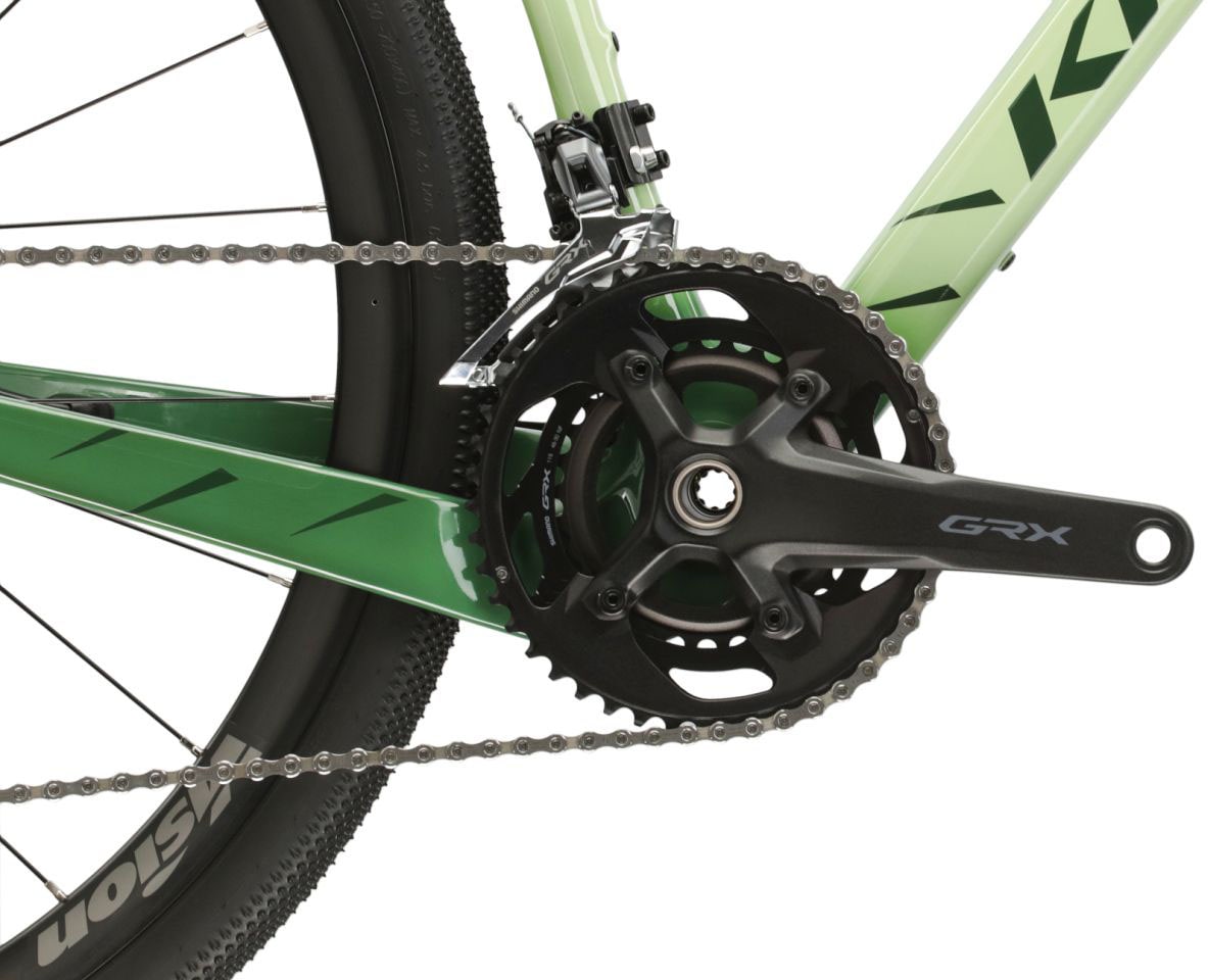 Kross Gravelbike »KROSS Gravelbike Esker 8.0 28" grün«, 22 Gang, Shimano, GRX RX810 Schaltwerk, Kettenschaltung