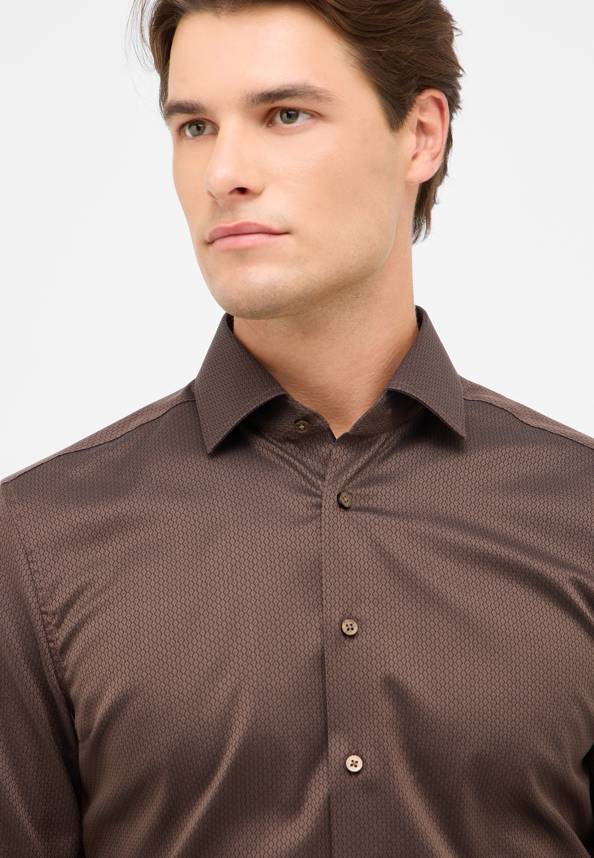 Eterna Langarmhemd »SLIM FIT«, NON IRON (bügelfrei)