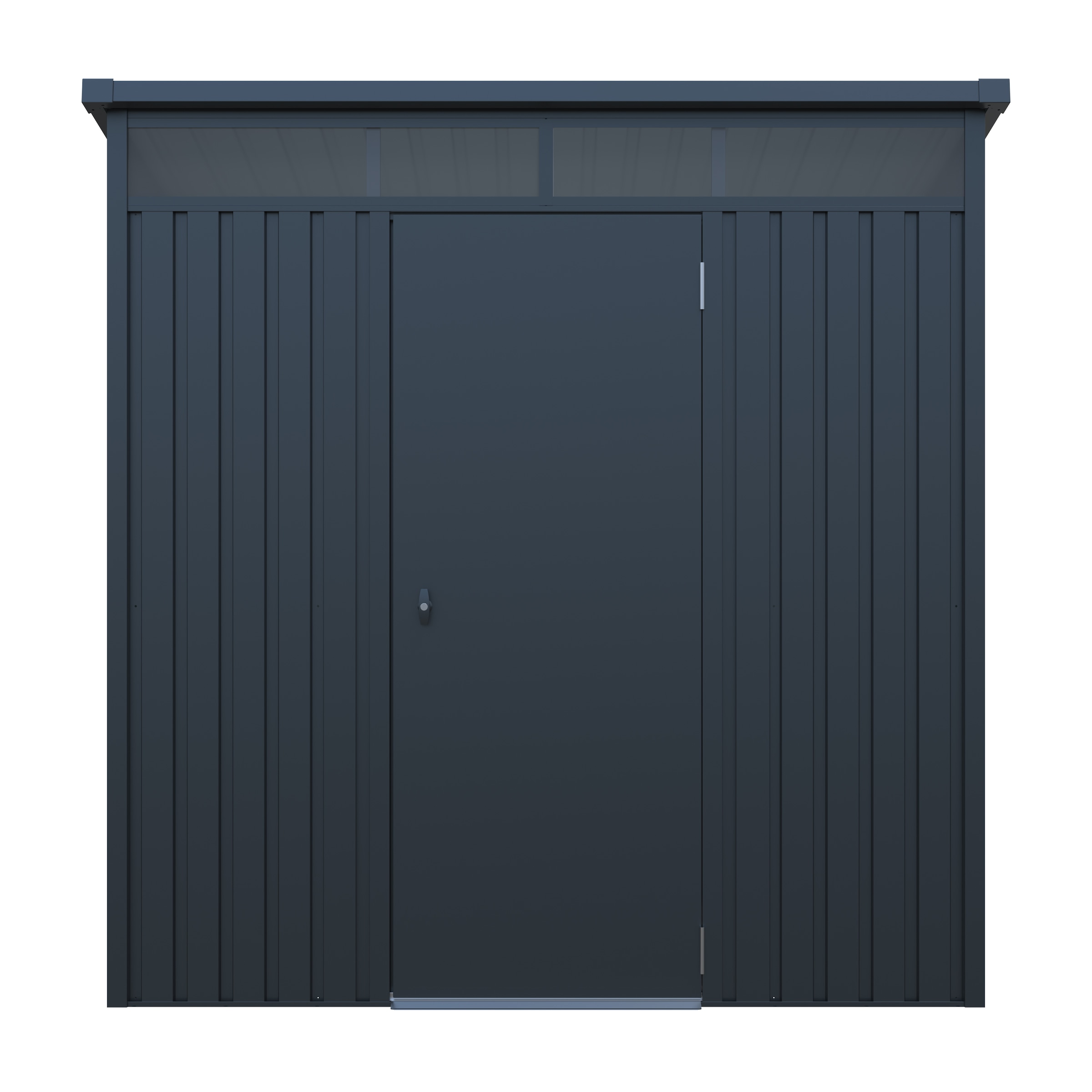 GARDEN 'N' MORE Gerätehaus »Pultdachhaus Basic plus« einfacher Aufbau, Oberlicht, Langlebig, abschließbar