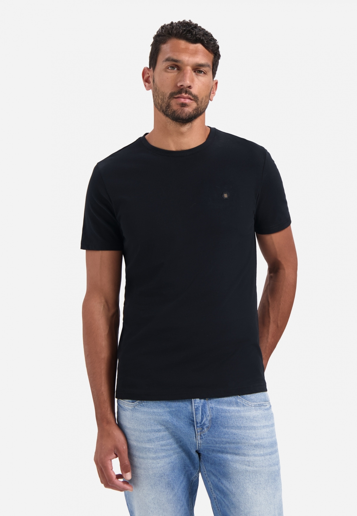 NO EXCESS T-Shirt "No Excess Weiches T-Shirt T-Shirt Crewneck Peached" günstig online kaufen