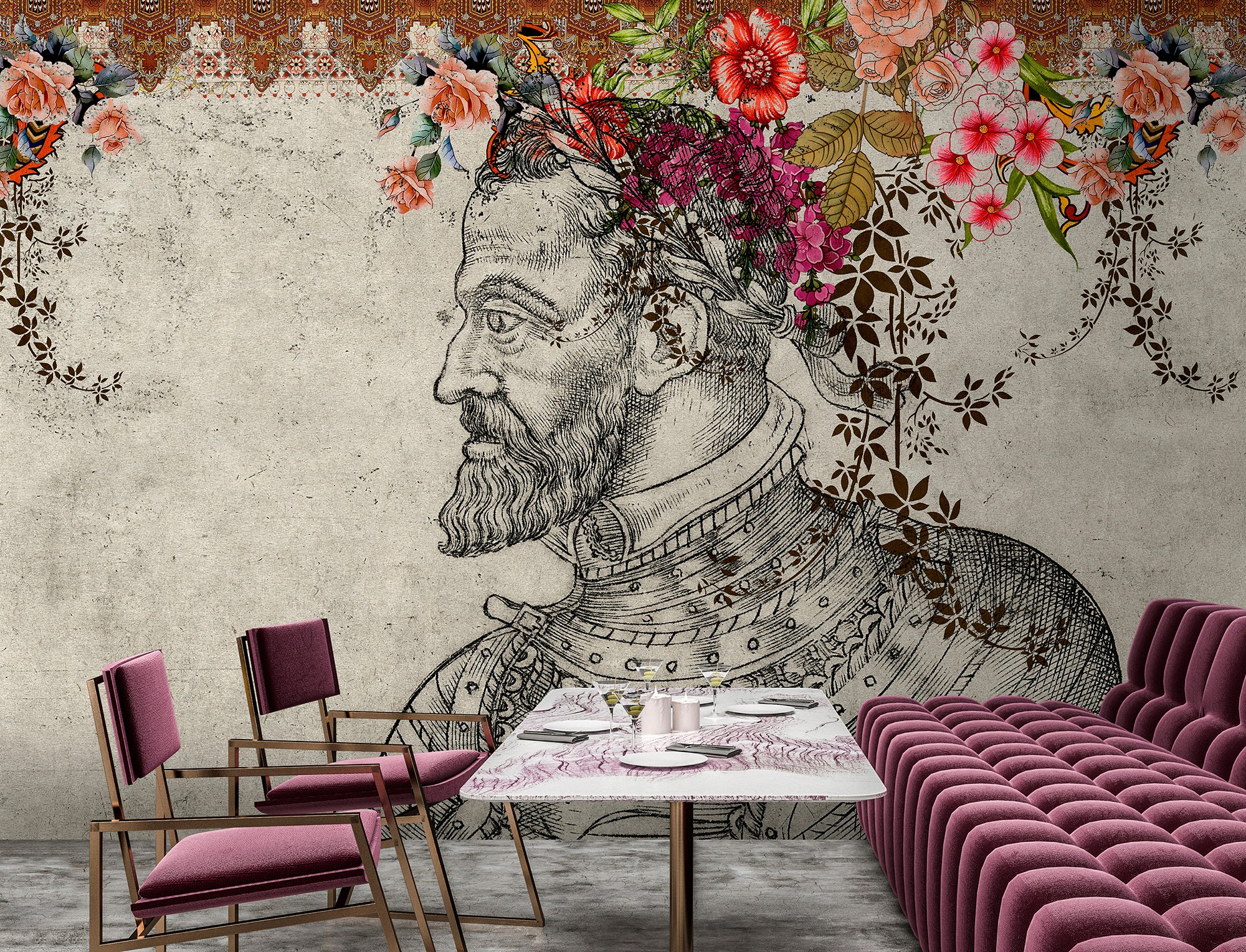 living walls Fototapete »Walls by Patel In The Gallery«, Vlies, Wand