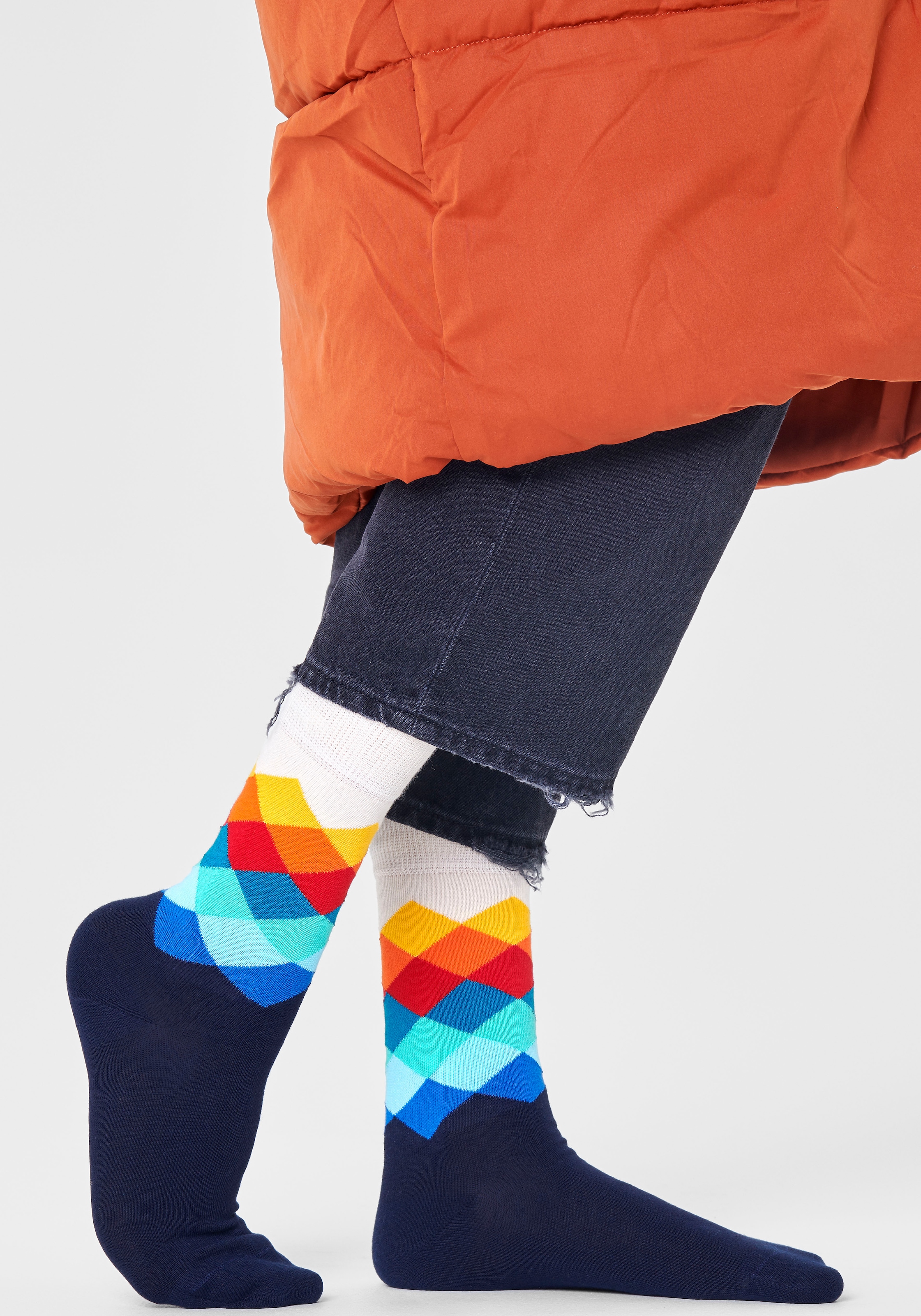 Happy Socks Socken, (3 Paar), Dot Socks Strip Big für ▷ BAUR & Faded | & Diamond