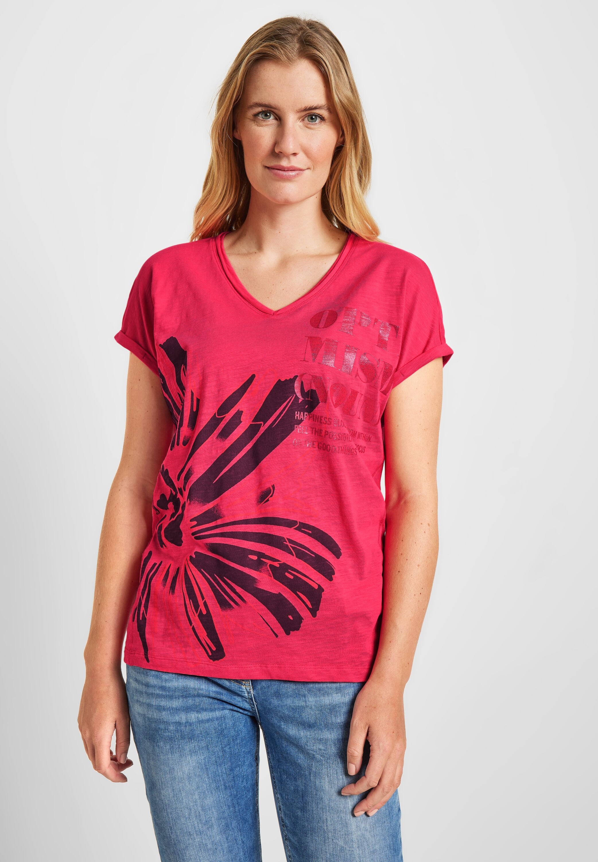 Cecil T-Shirt, aus reiner Baumwolle für bestellen | BAUR