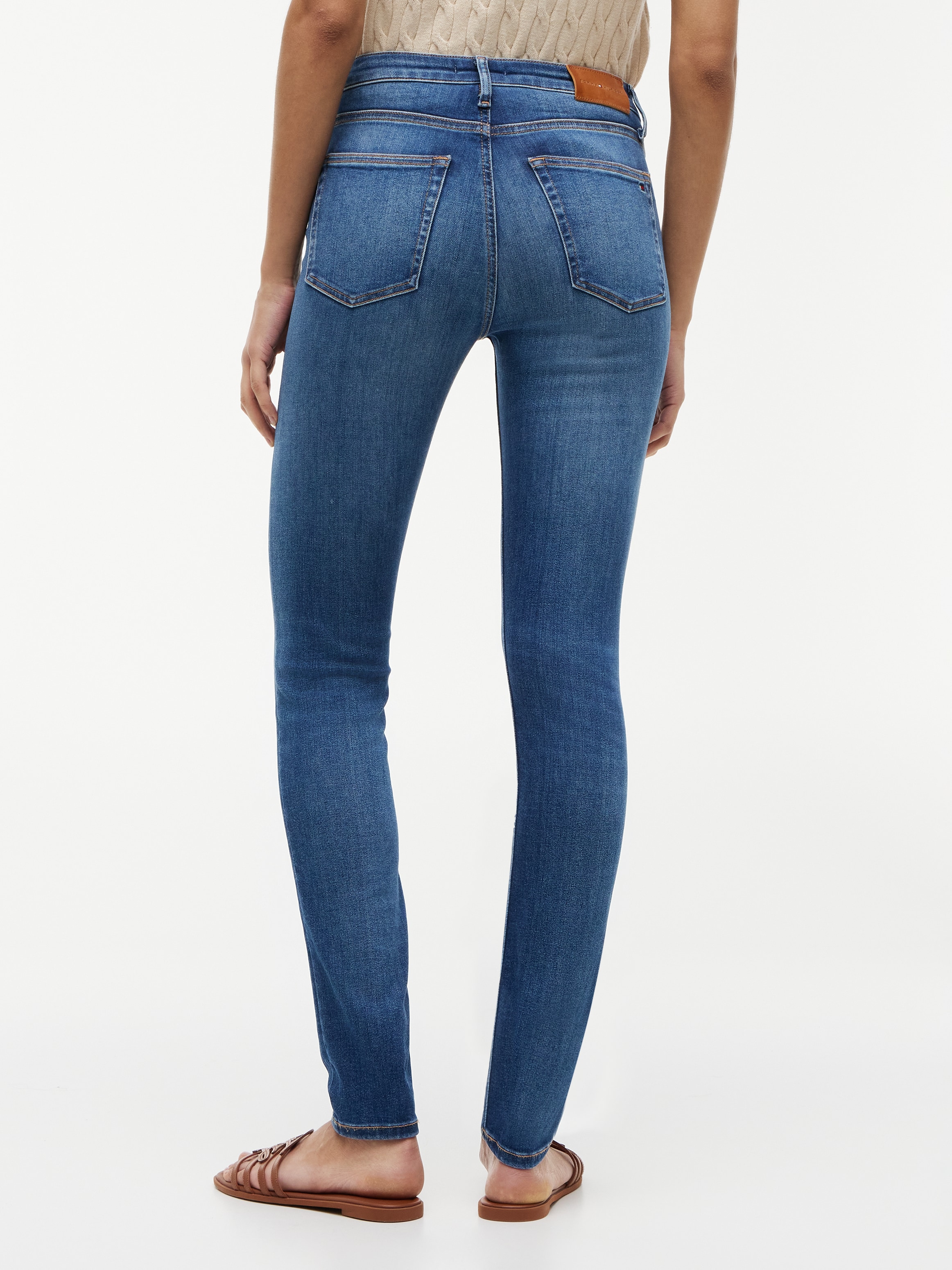 Tommy Hilfiger Skinny-fit-Jeans »COMO SKINNY KATY RW« Baumwollmischung, regular waist